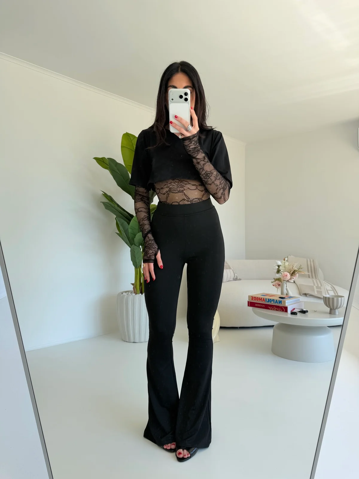 1171-LEGGINS A ZAMPA NERO - Image 6