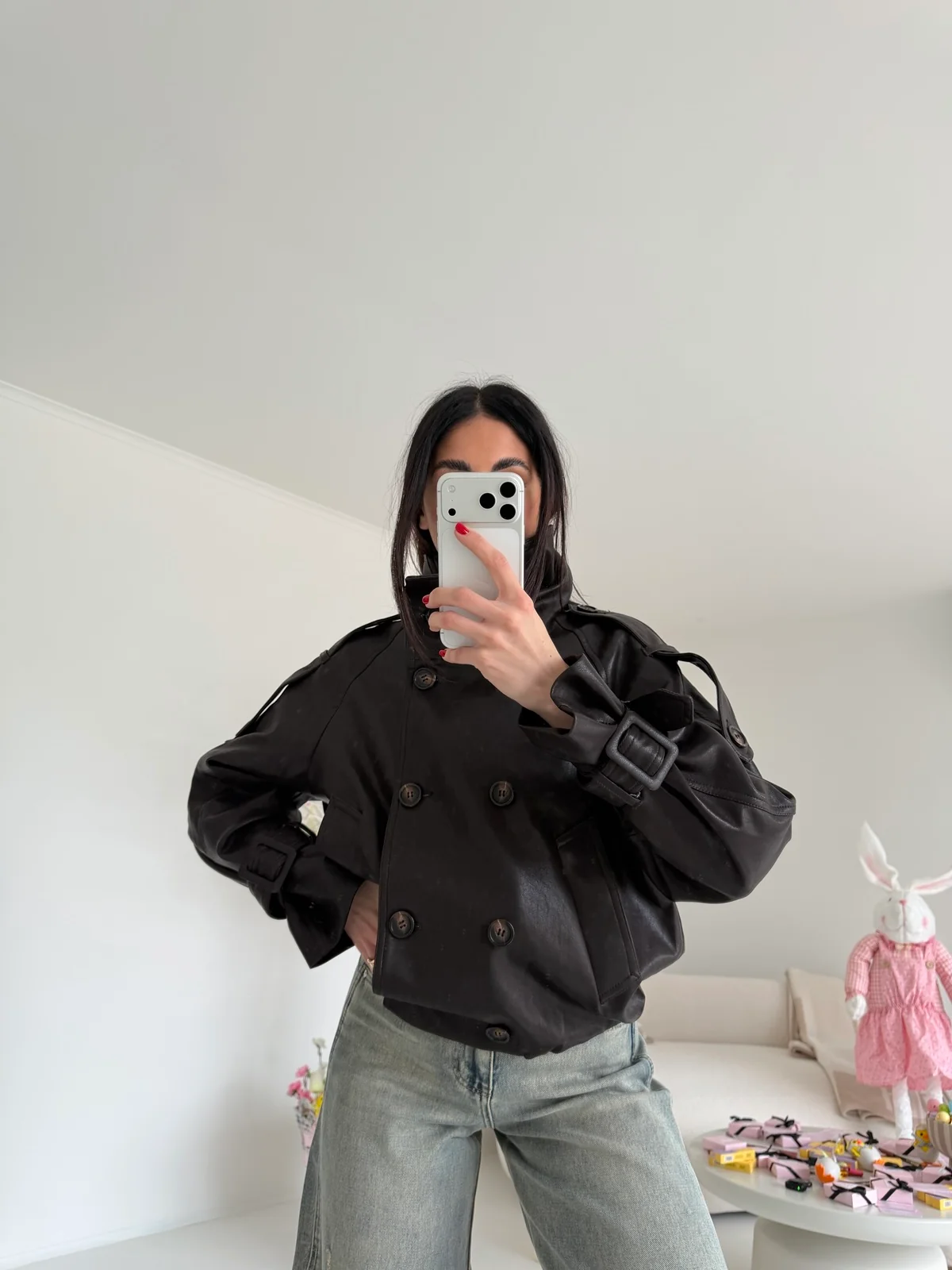 127-TRENCH SORAYA CHOCO