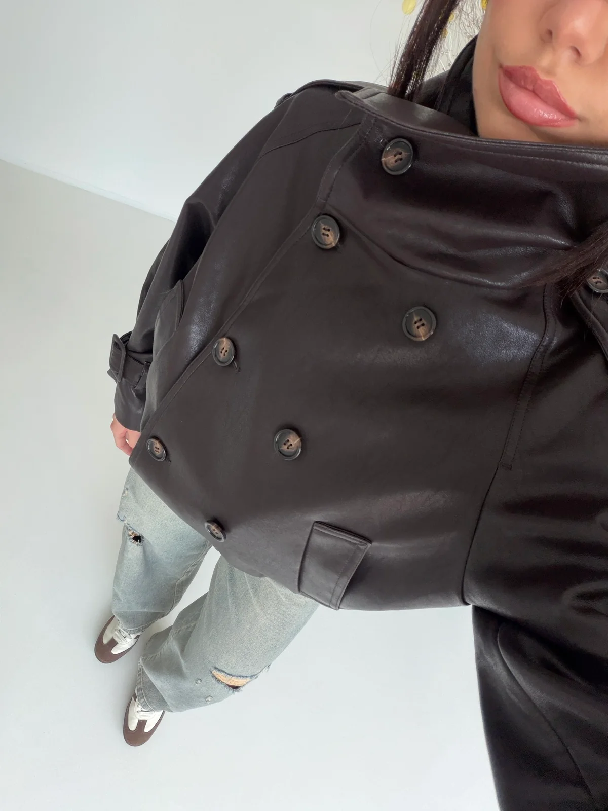 127-TRENCH SORAYA CHOCO - Image 2