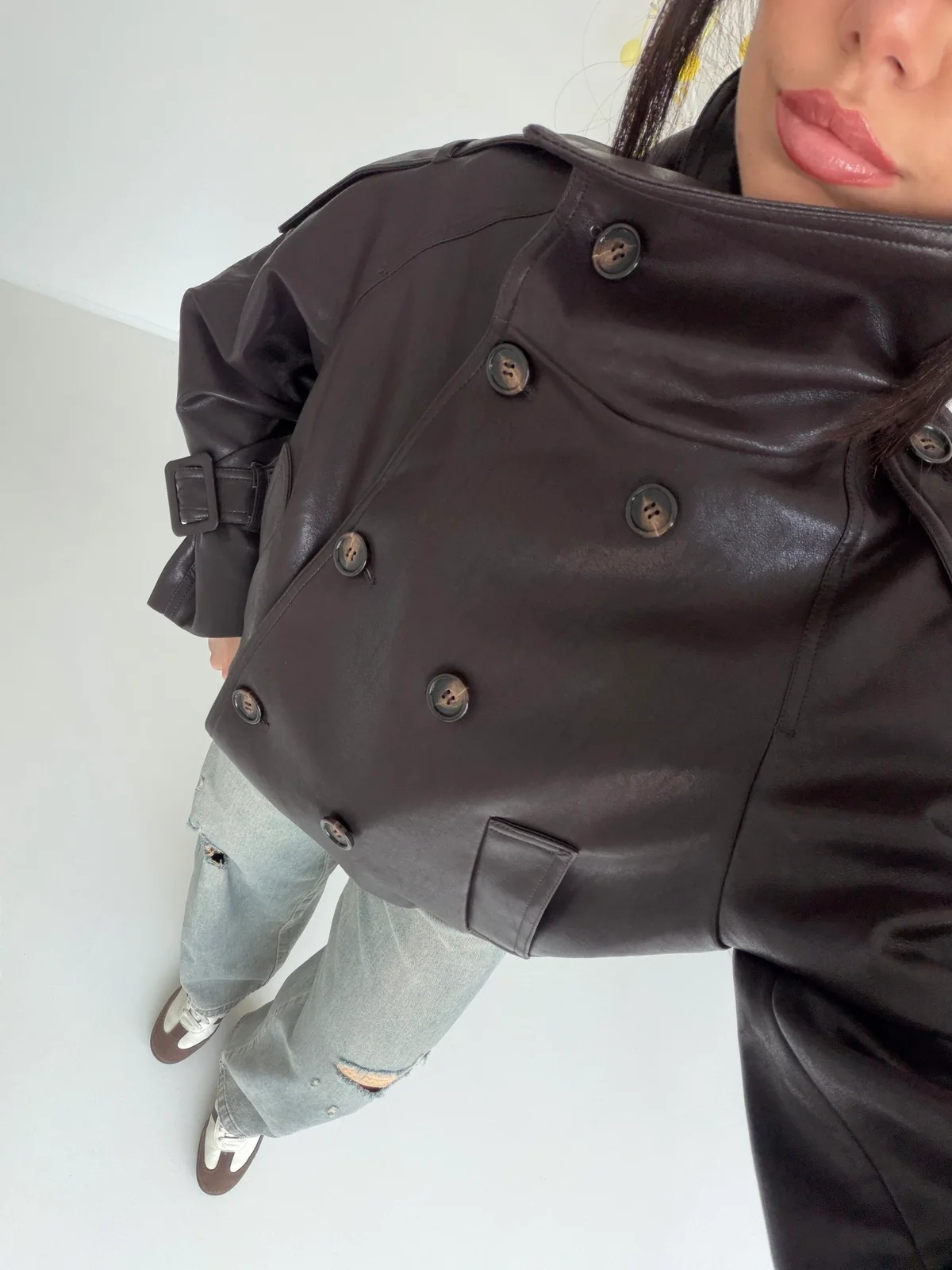 127-TRENCH SORAYA CHOCO - Image 6