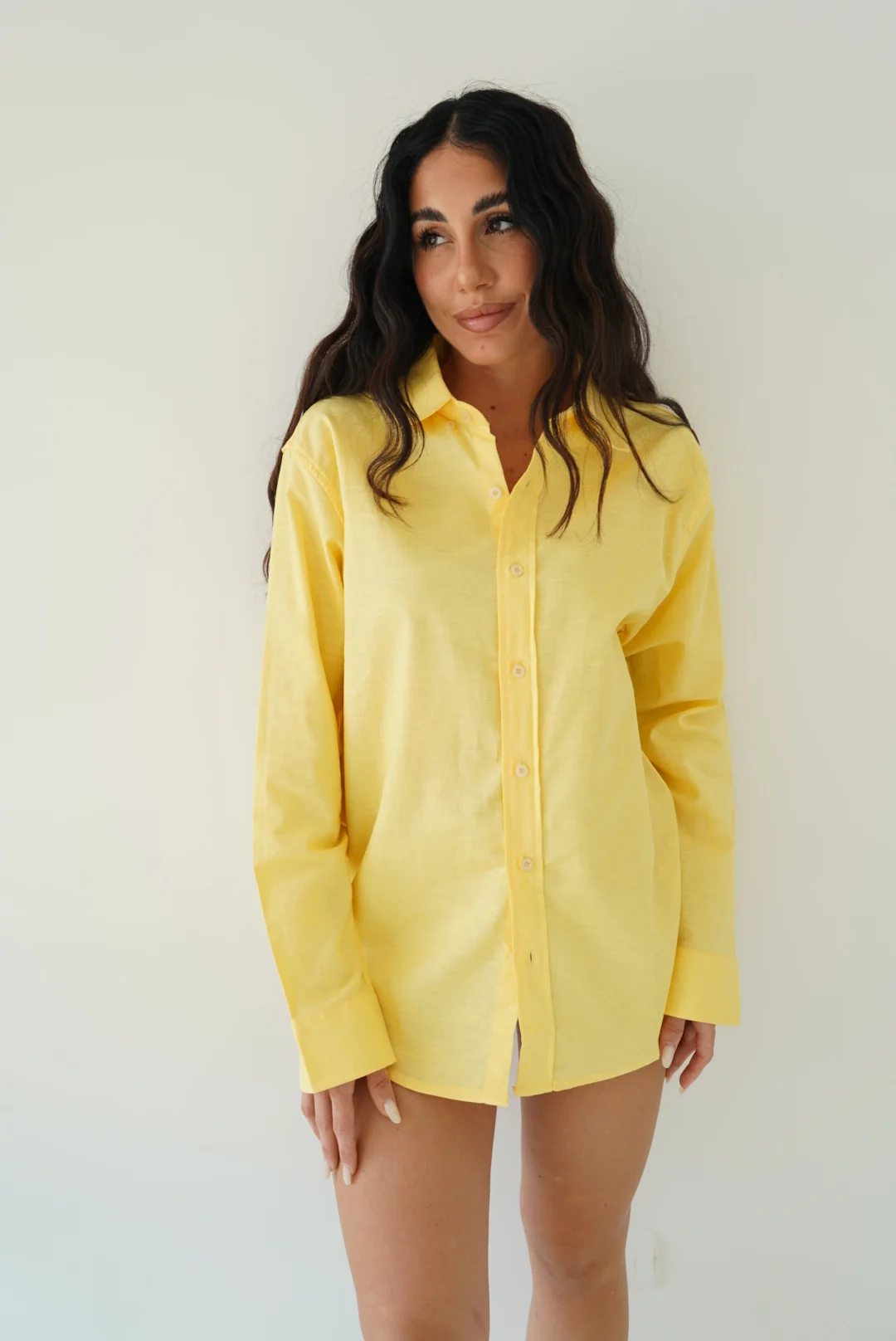 1590-CAMICIA FIT YELLOW