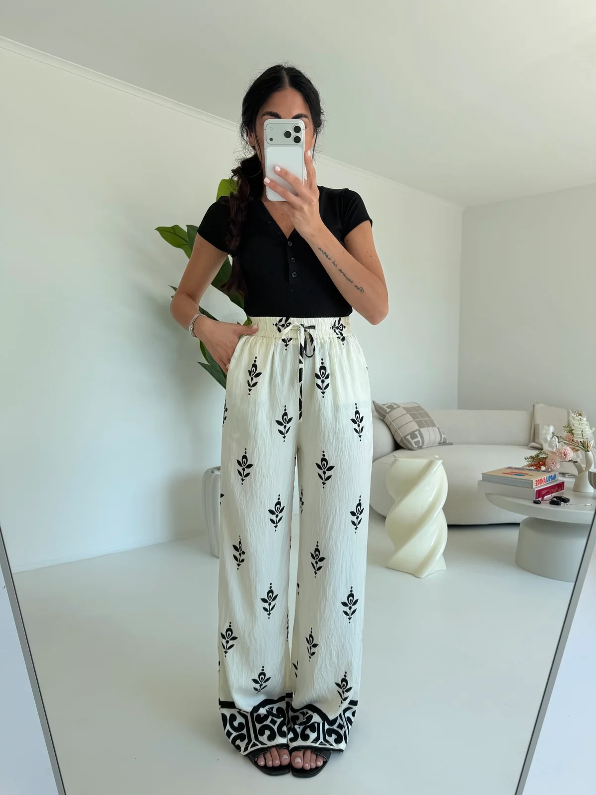 17285-PANTALONE CAPANNO MILK - Image 2