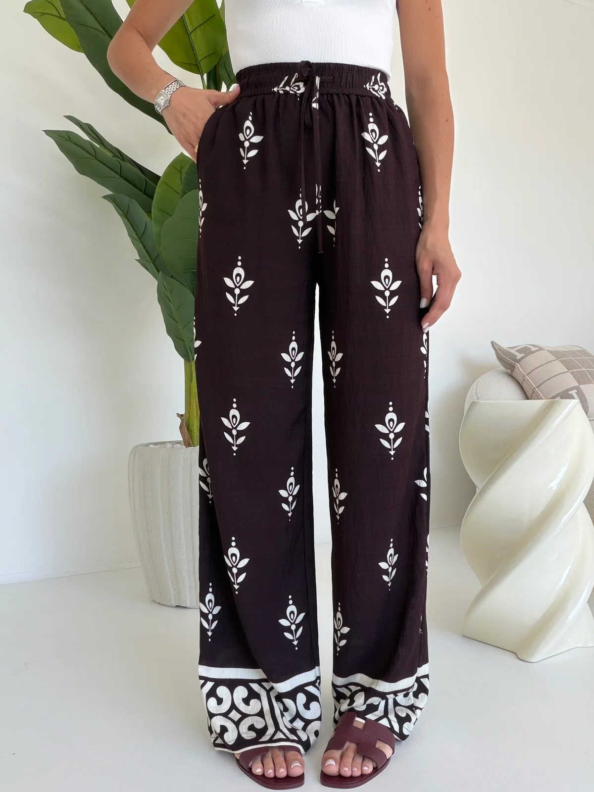 17285-PANTALONE CAPANNO WINE - Image 3