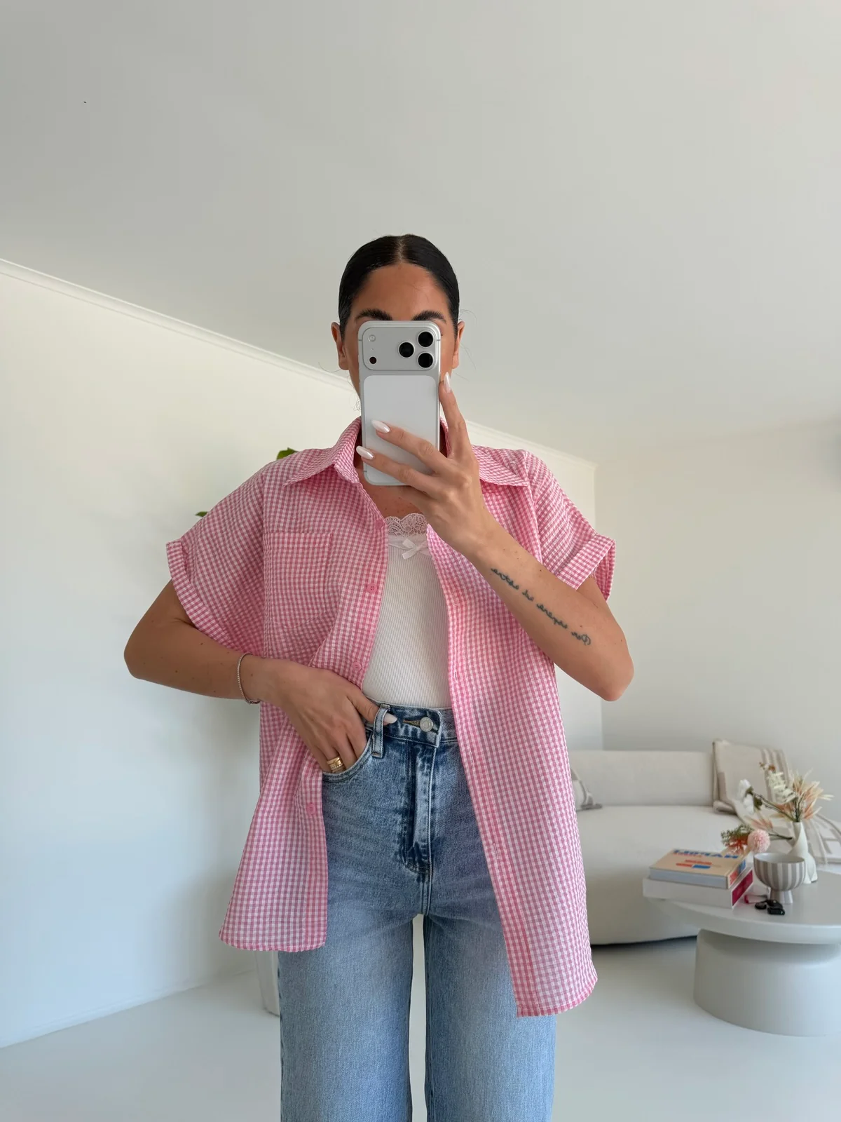 19533-CAMICIA KAMILA PINK - Image 2