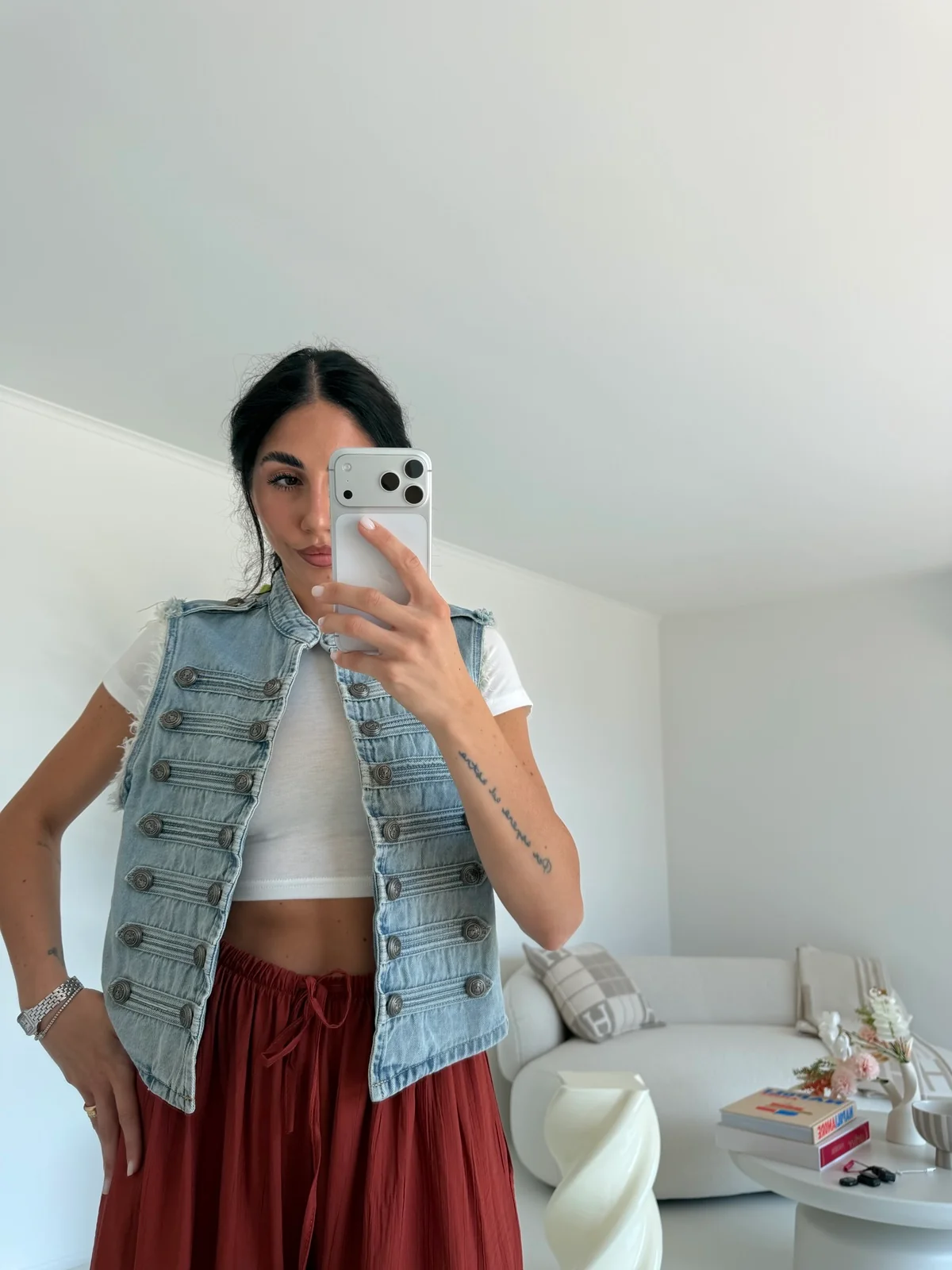 2808-GILET DENIM - Image 2