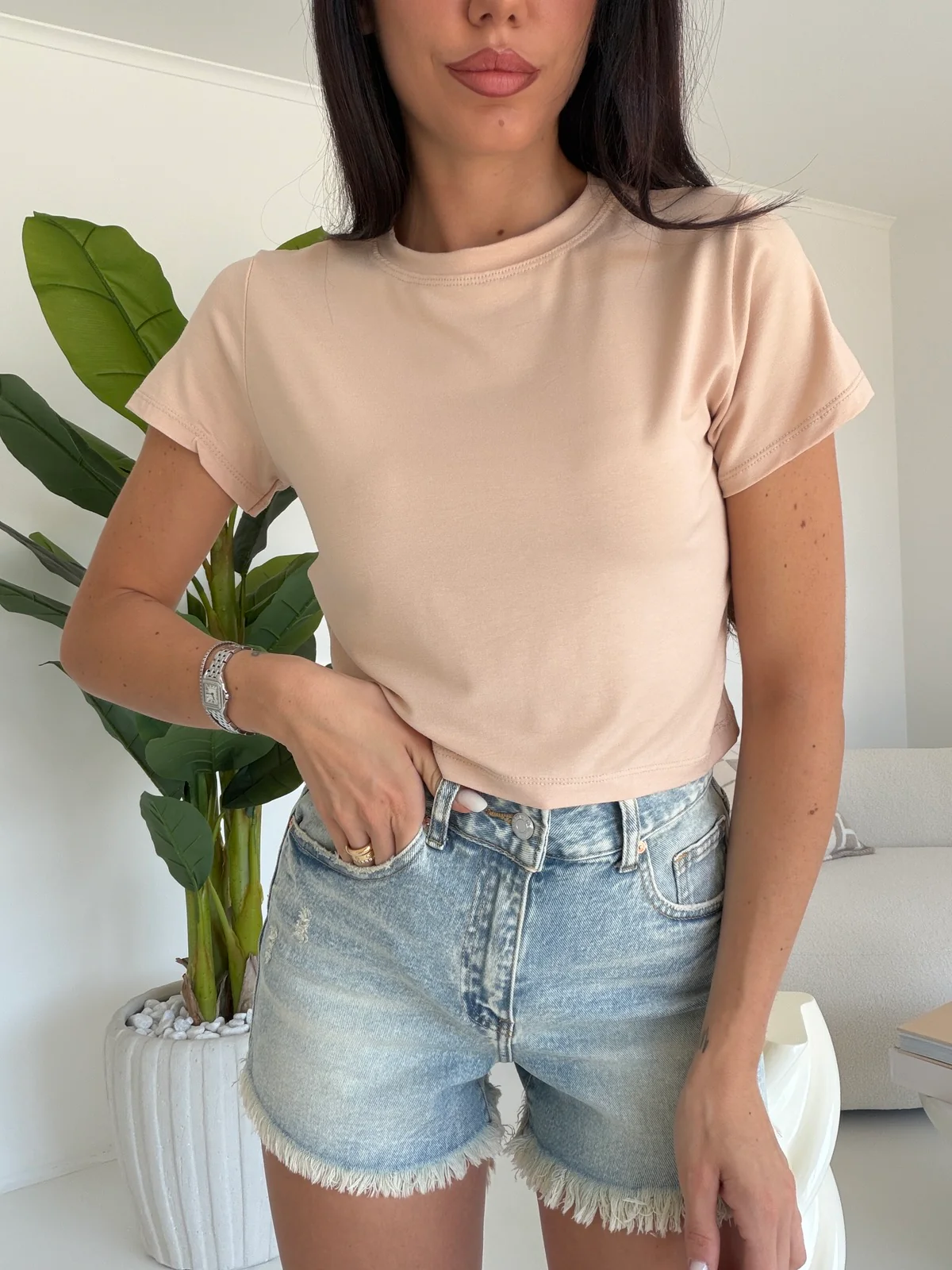 3074-T-SHIRT AMBER BURRO