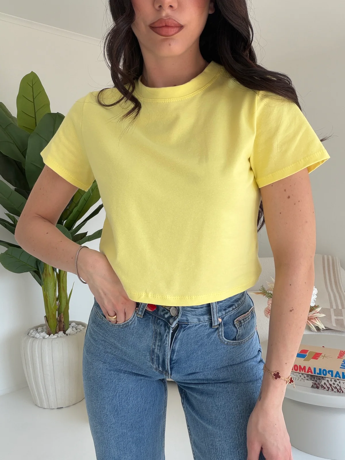3074-T-SHIRT AMBER YELLOW