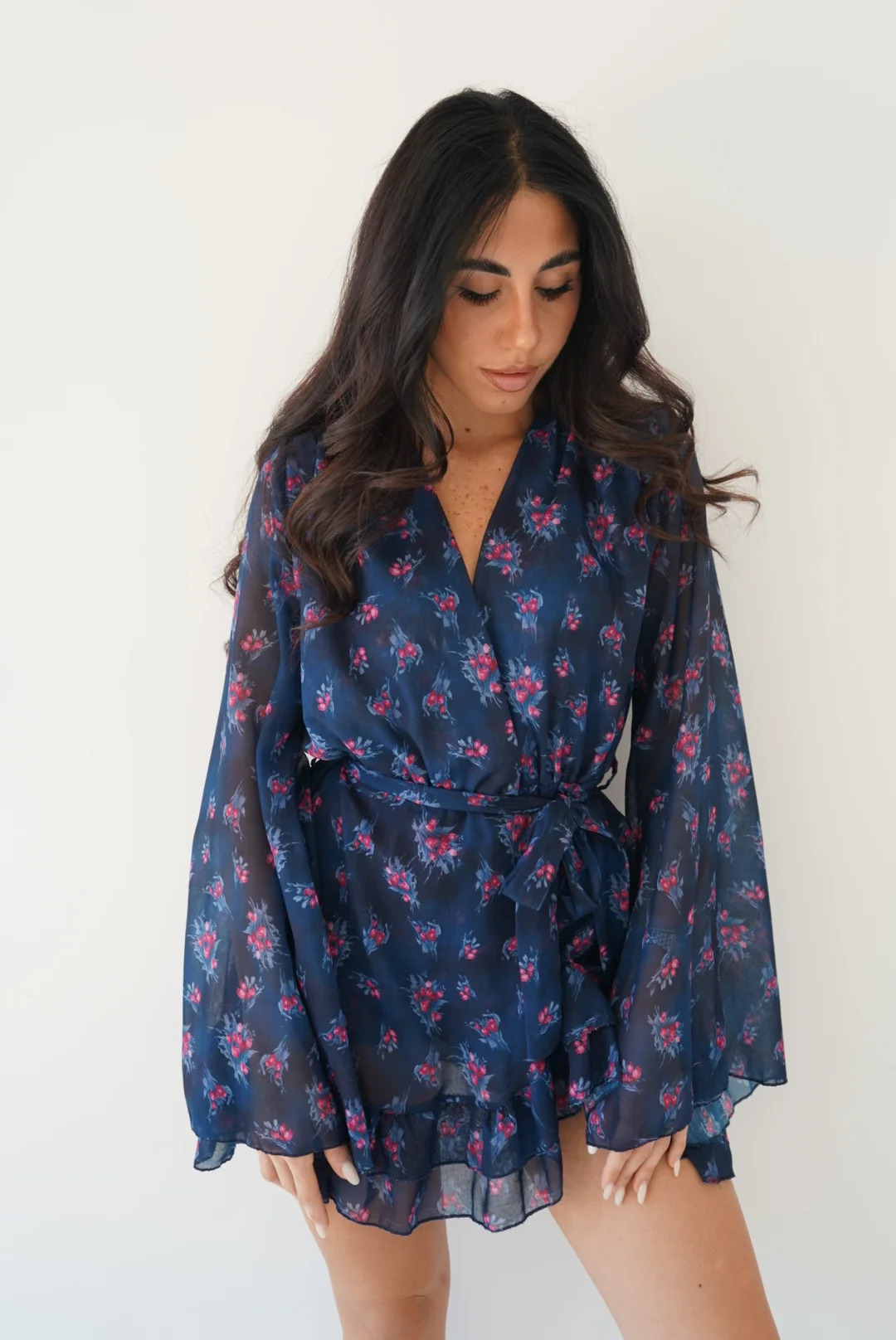 80155-TUTINA CHIFFON NAVY - Image 2