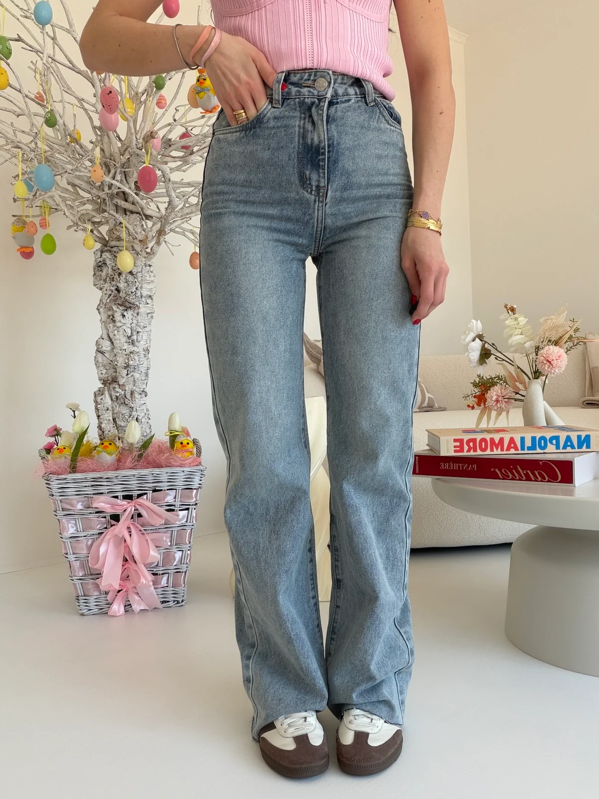8673-JEANS PALAZZO GUARDA IL RETRO - Image 4