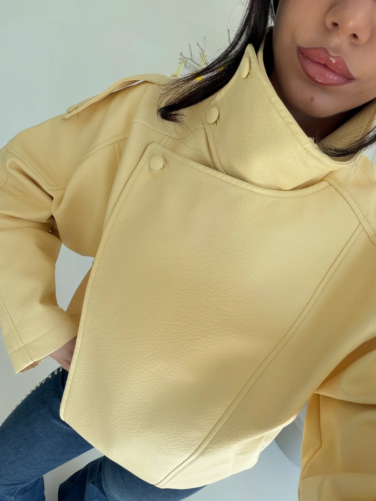 8822-NEW BIKER TREND YELLOW - Image 5