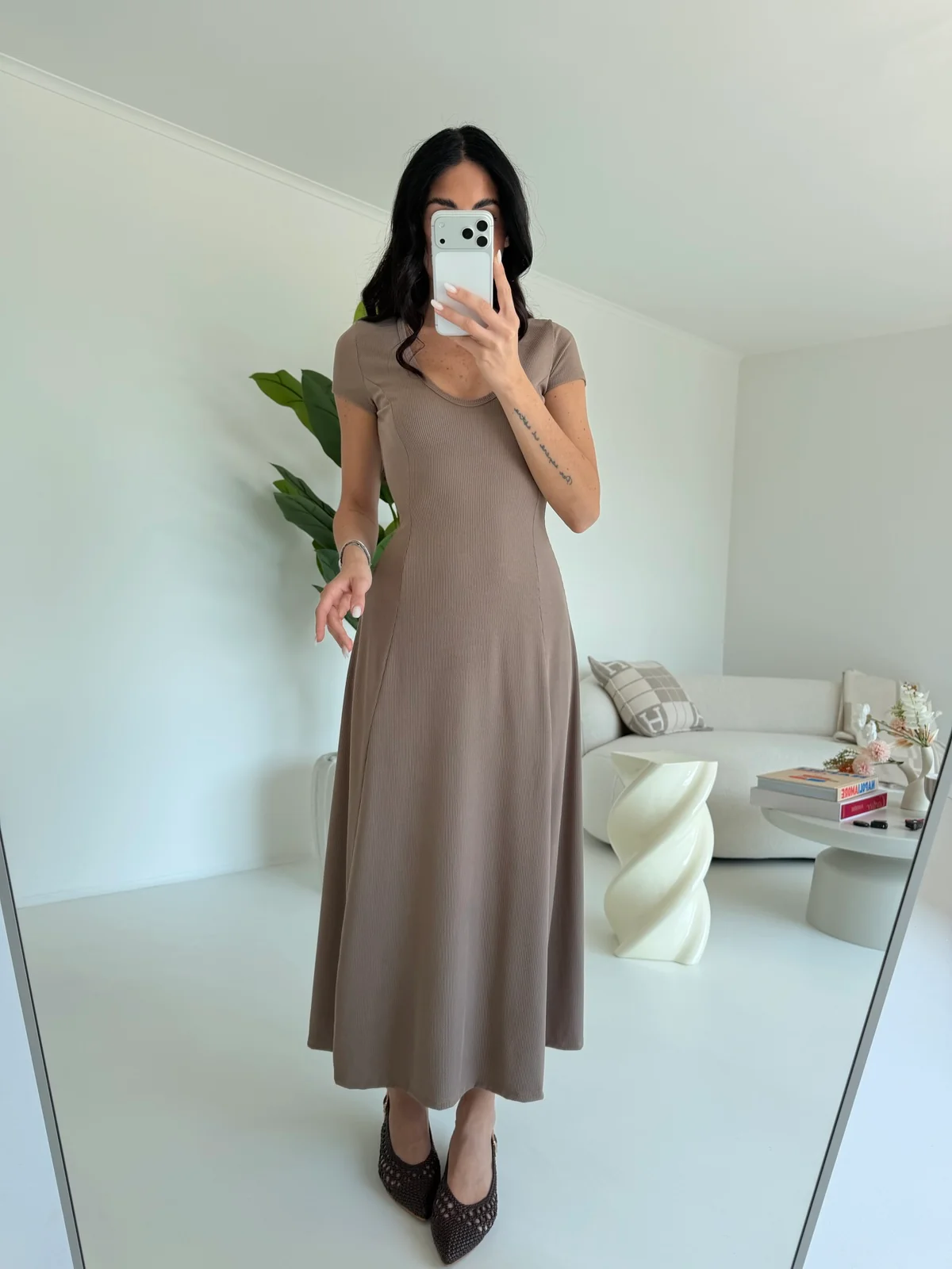 ABITO LORENZA TAUPE