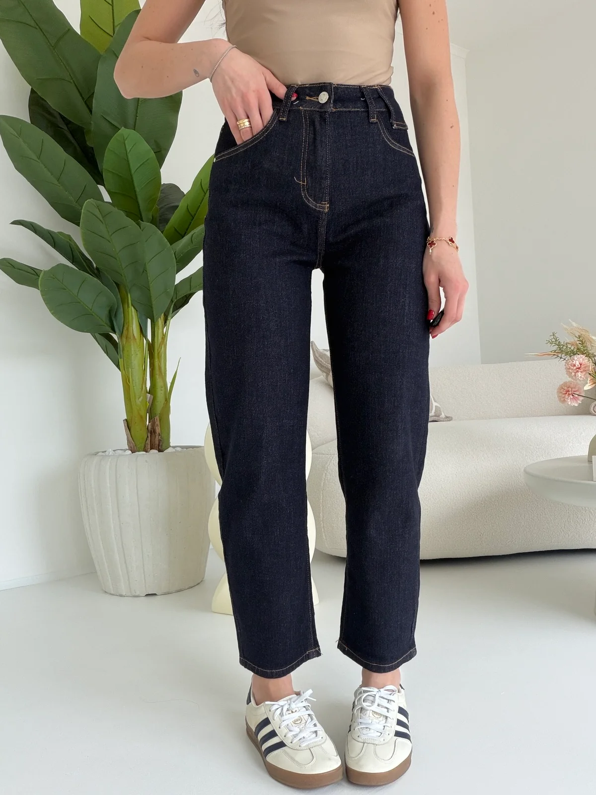 BJG-F32174-JEANS MOM HOPE - Image 2