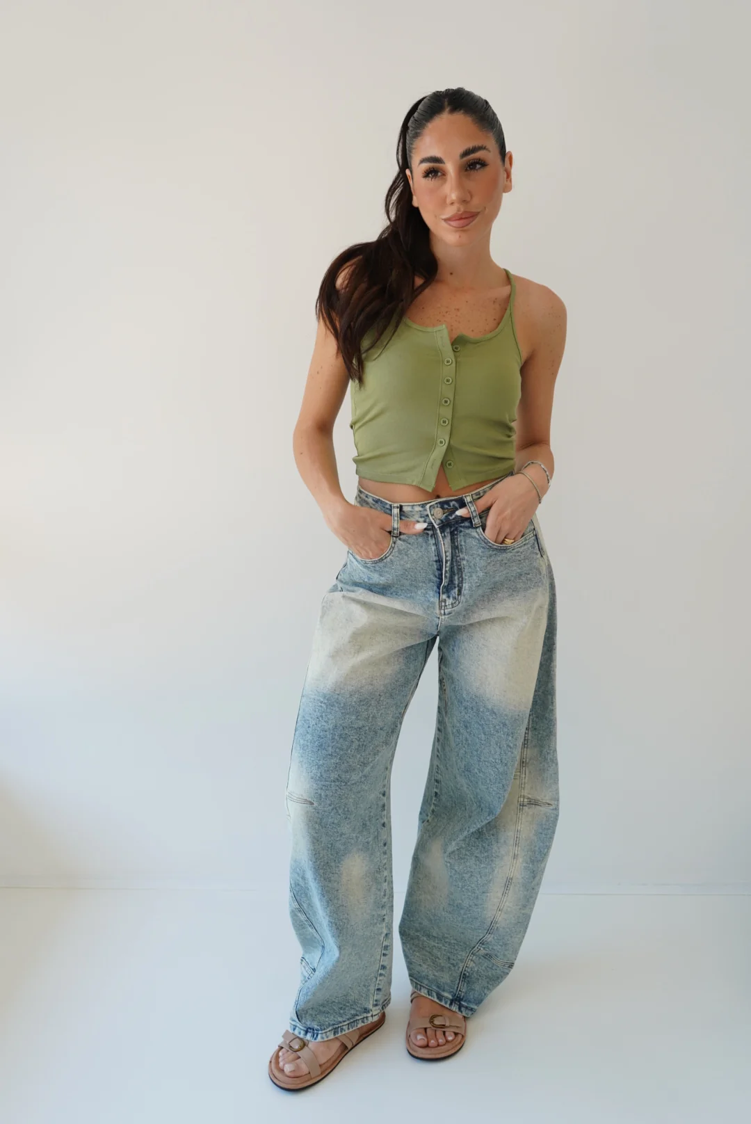 BJP-F32568-JEANS SABBIATO - Image 2