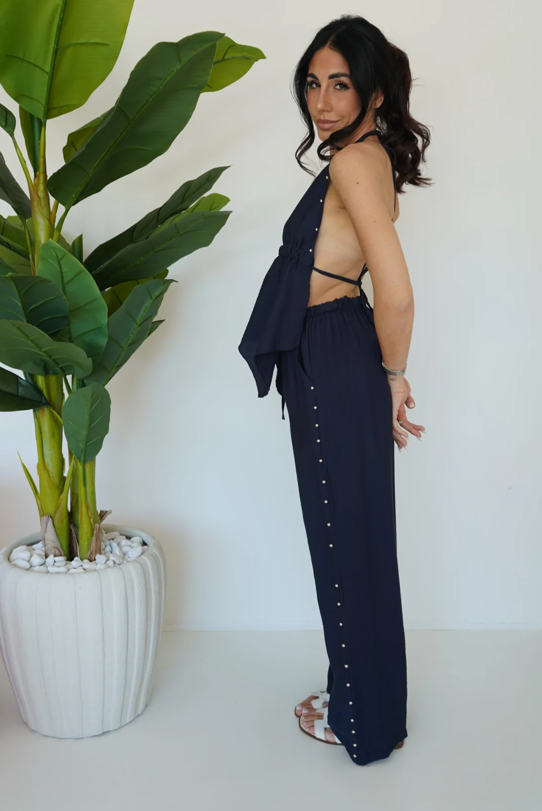 COORDINATO BORCHIE NAVY
