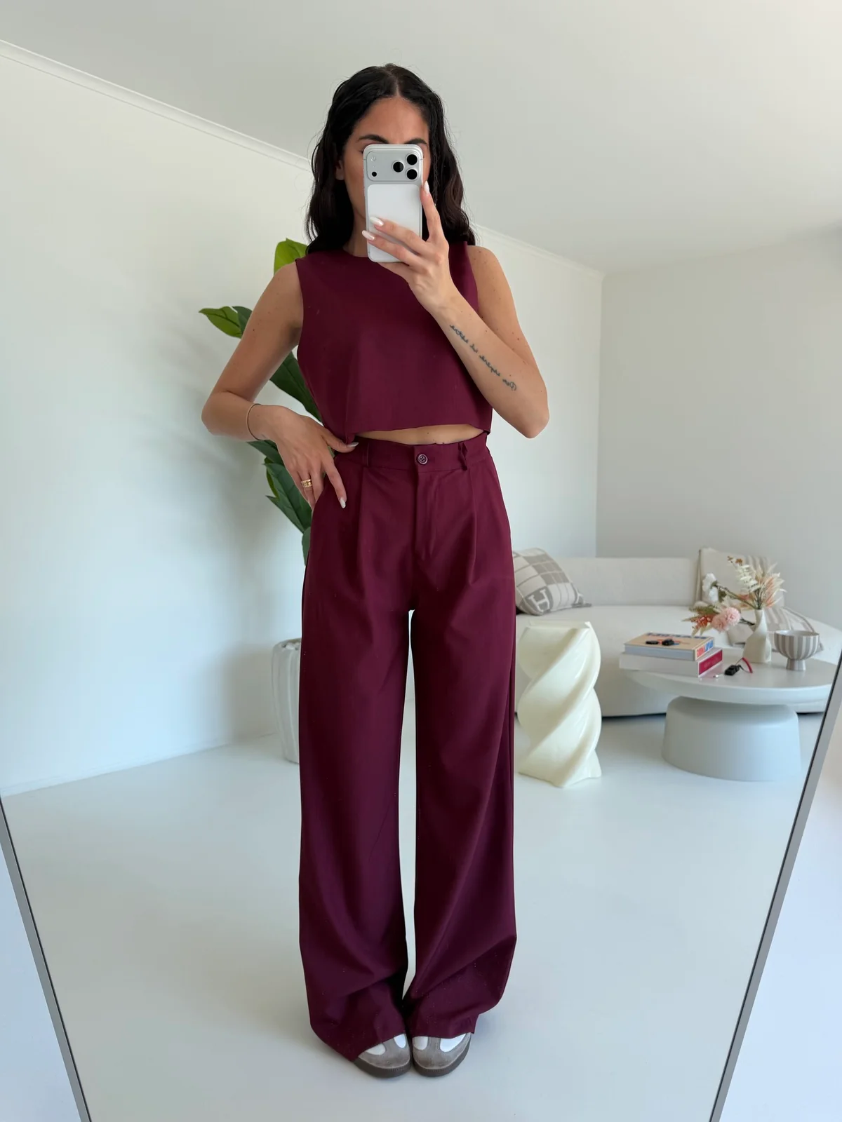 COORDINATO MARISOL BORDEAUX