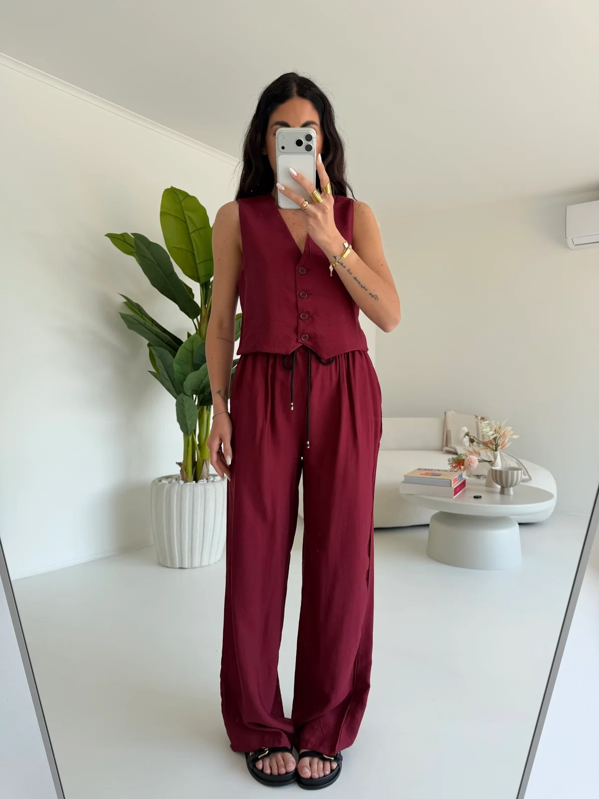 COORDINATO ZANZIBAR BORDEAUX - Image 2