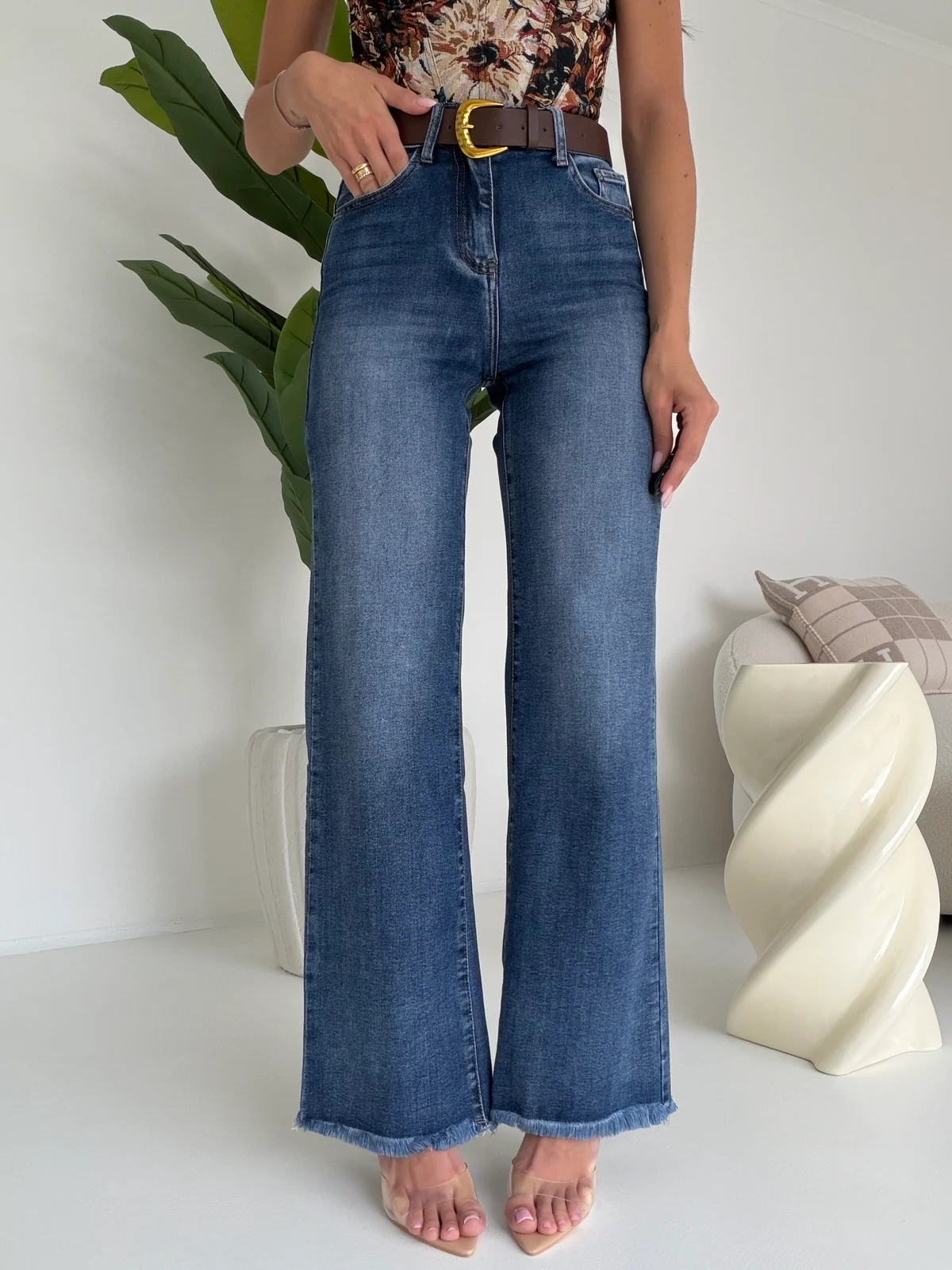 D009-52-JEANS PALAZZO+CINTURA RAFAELS - Image 3