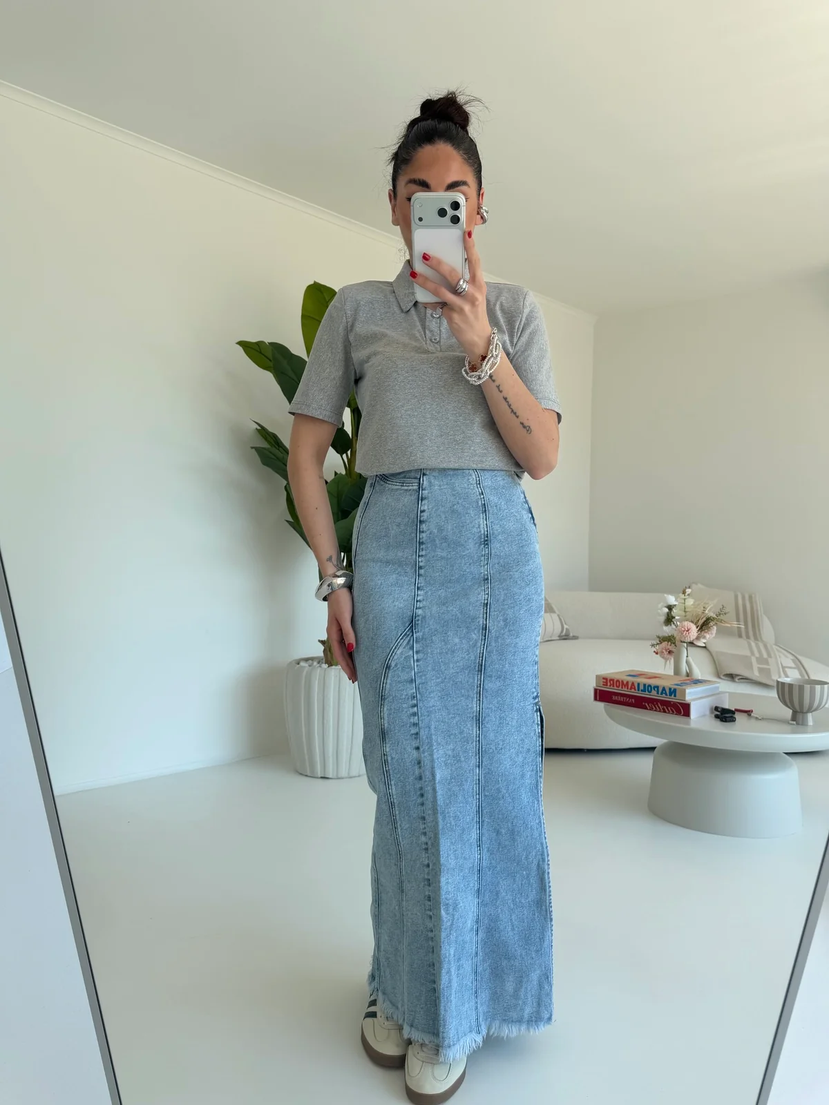 H2518-GONNA DENIM SYRENA - Image 3