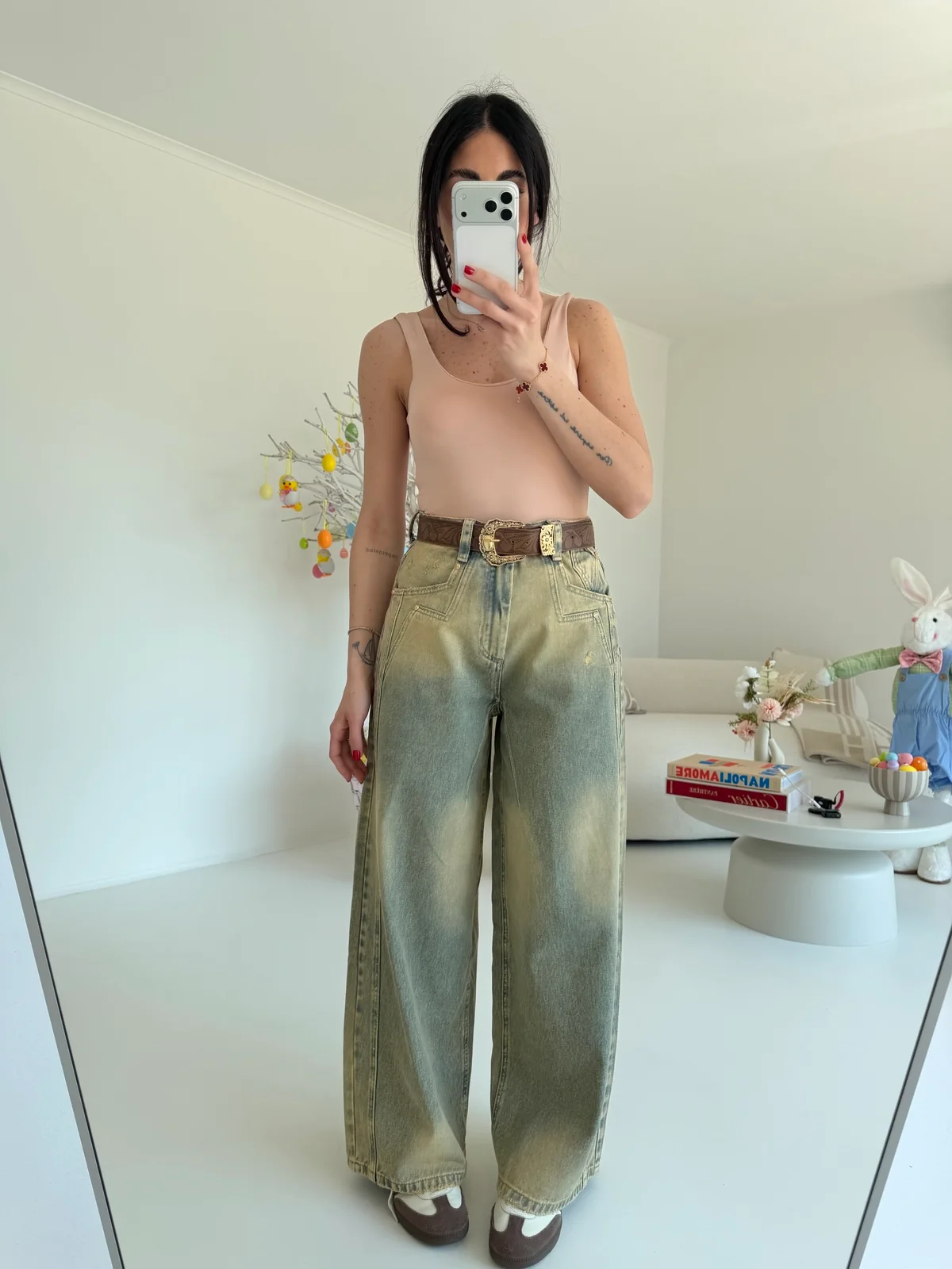 H5332-JEANS GAMBA MORBIDA HAPPY - Image 6