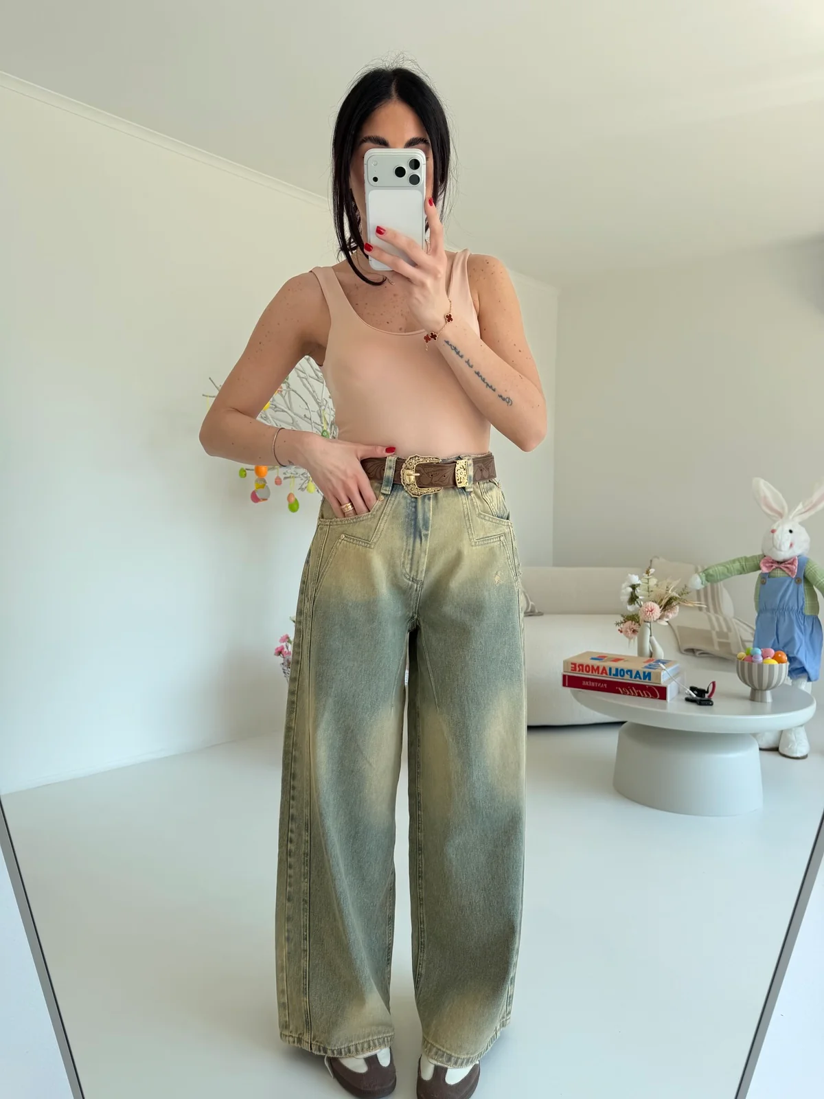 H5332-JEANS GAMBA MORBIDA HAPPY - Image 7