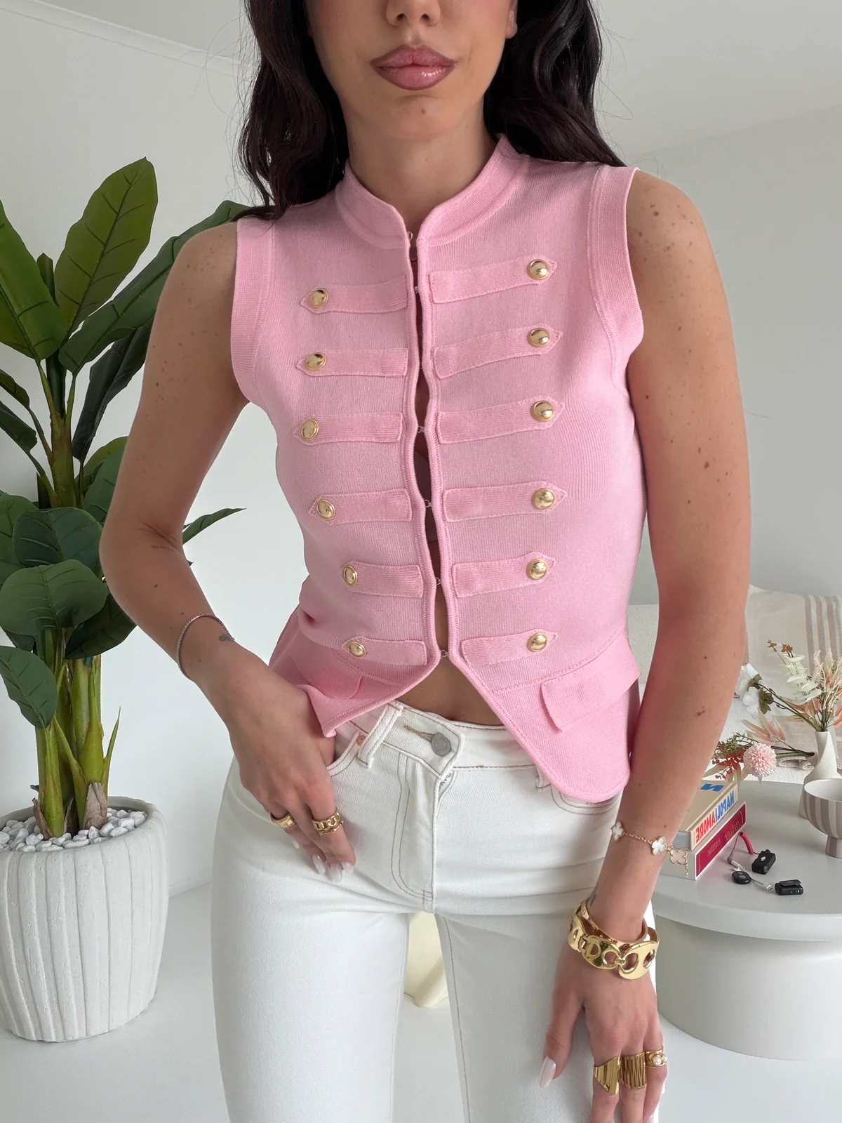 JL-090022-GILET BLOGGER PINK - Image 2