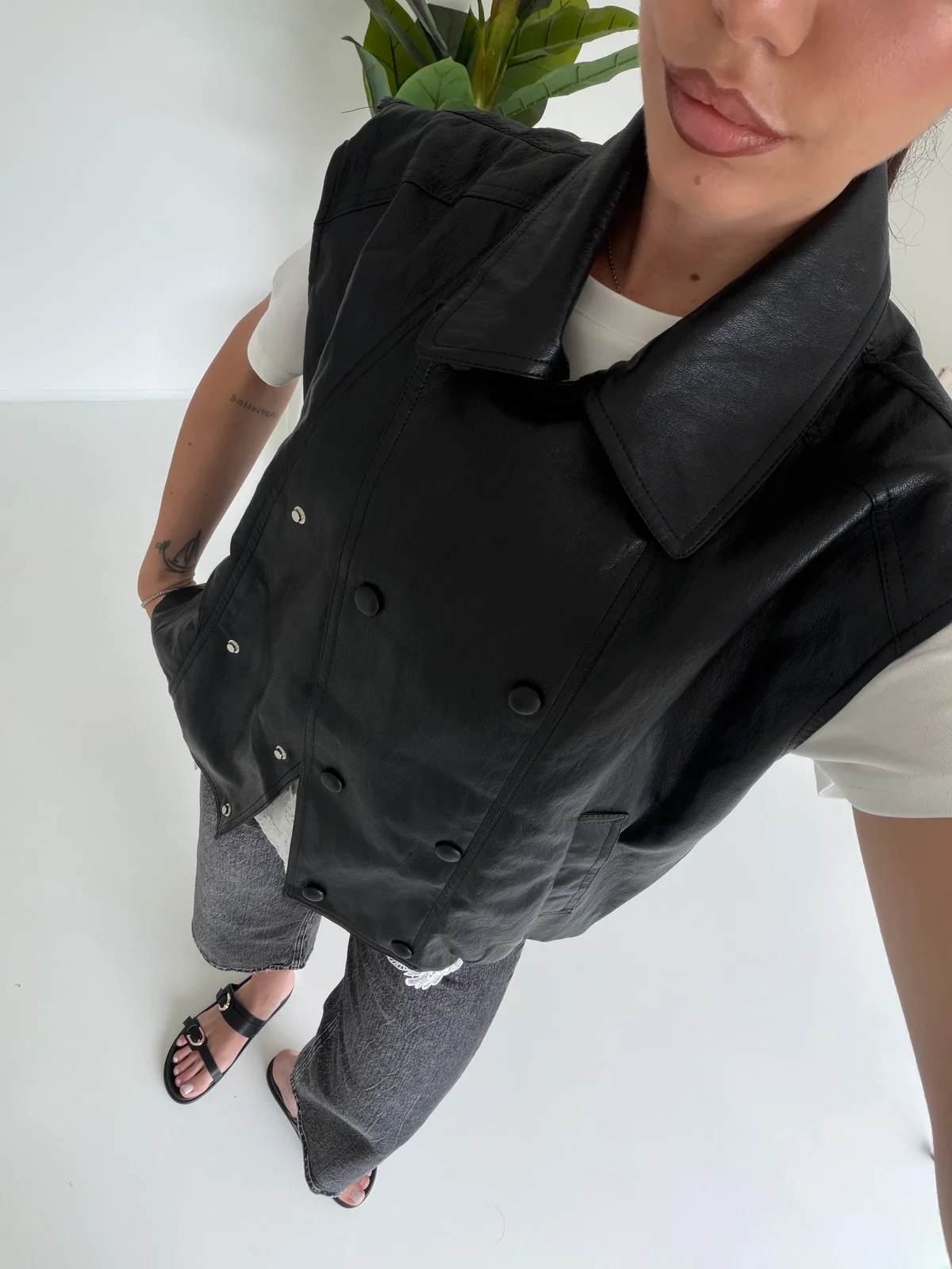JS1208-SMANICATO LEATHER NERO - Image 2