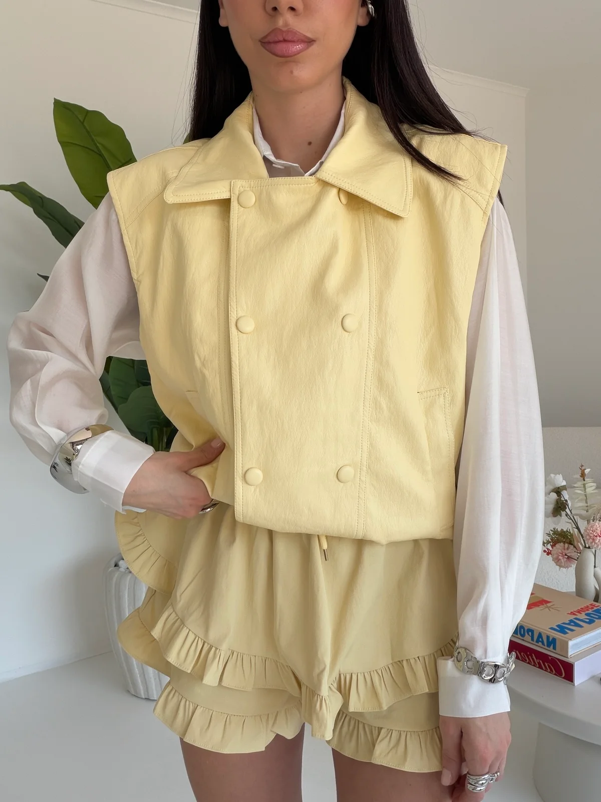 JS1208-SMANICATO LEATHER YELLOW - Image 2
