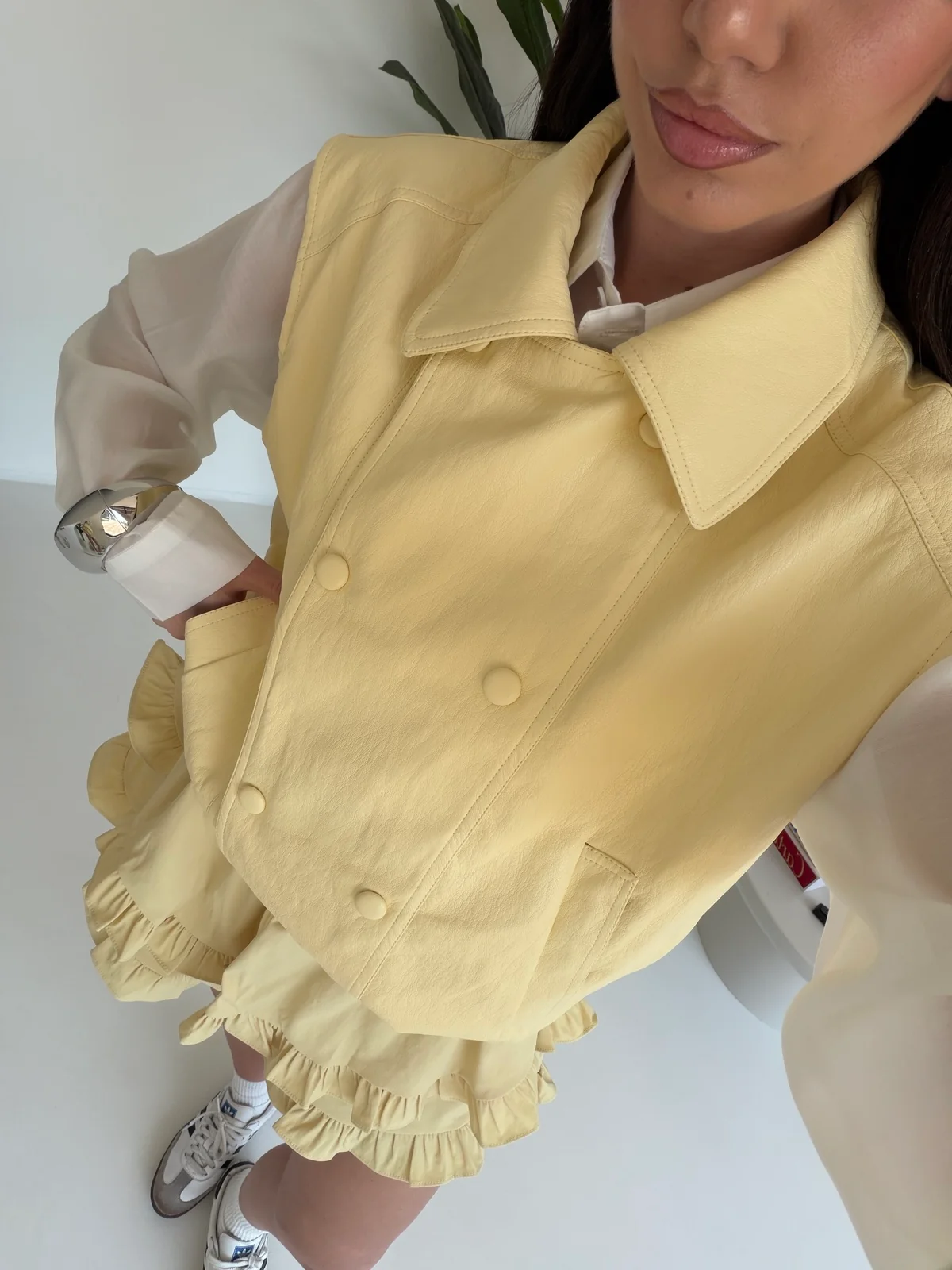 JS1208-SMANICATO LEATHER YELLOW - Image 3