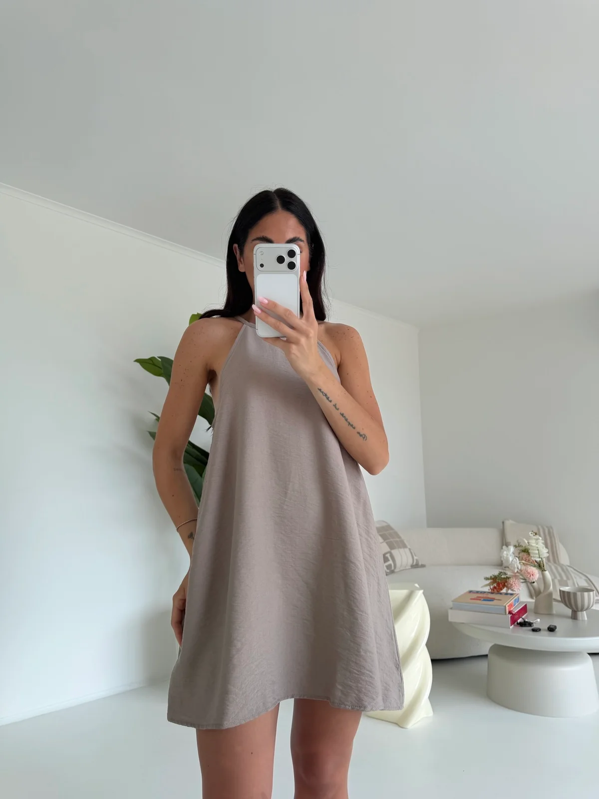 MINI ABITO KIRA TAUPE - Image 2