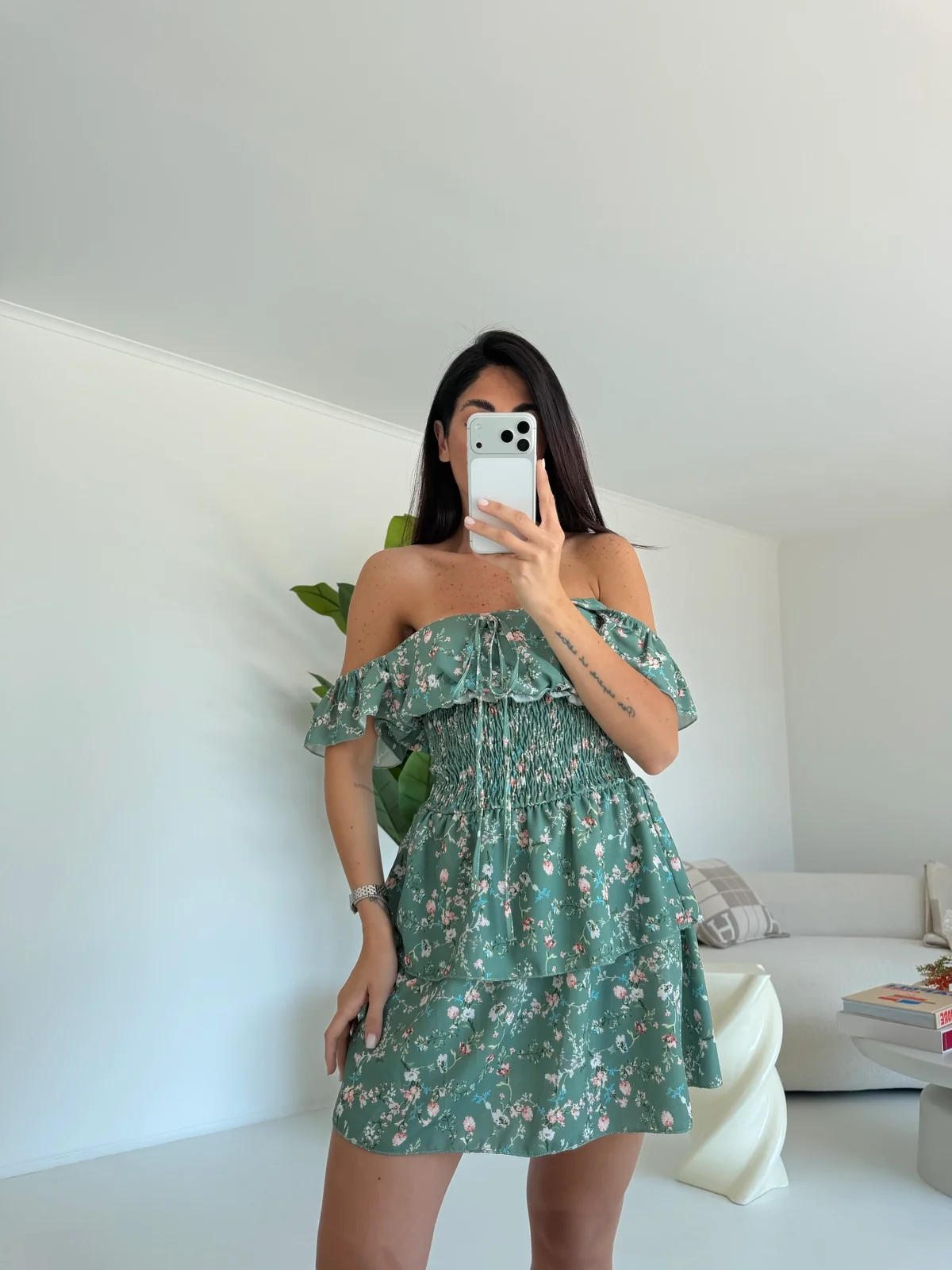 MINI ABITO TURY VERDE