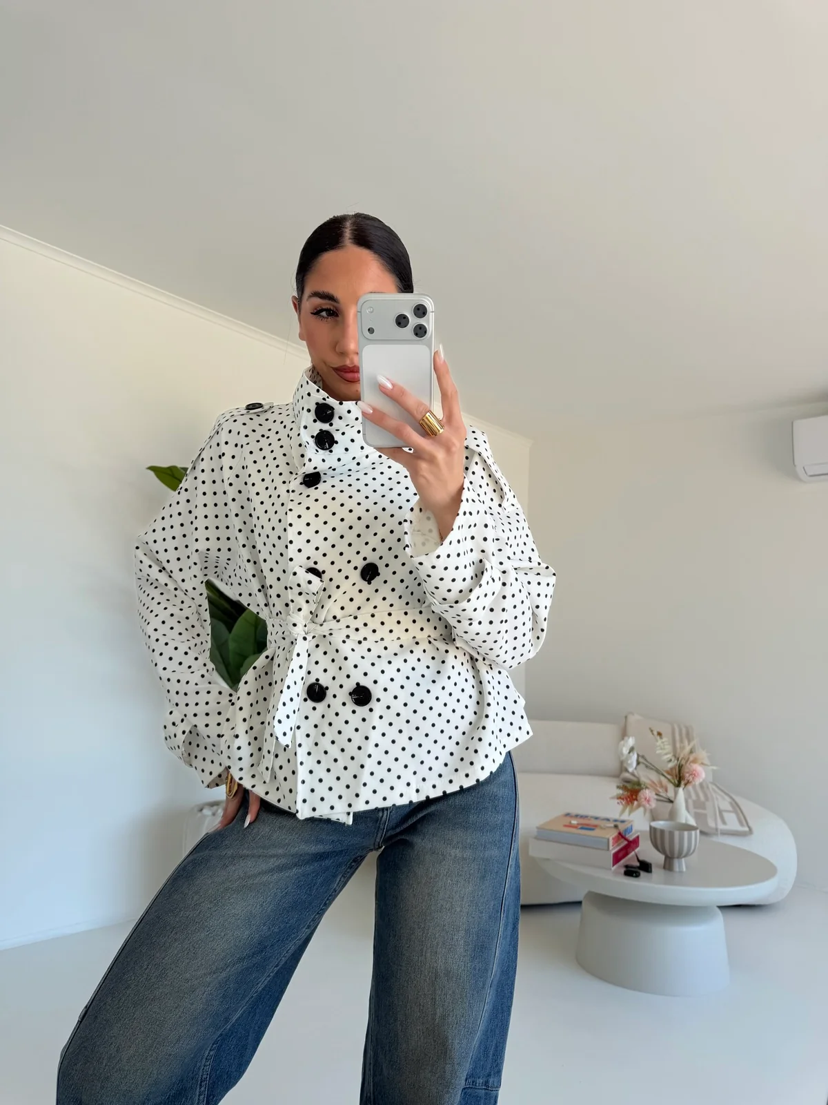 MINI TRENCH POIS MILK - Image 3