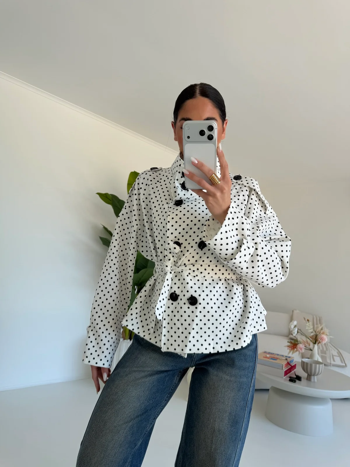 MINI TRENCH POIS MILK - Image 4