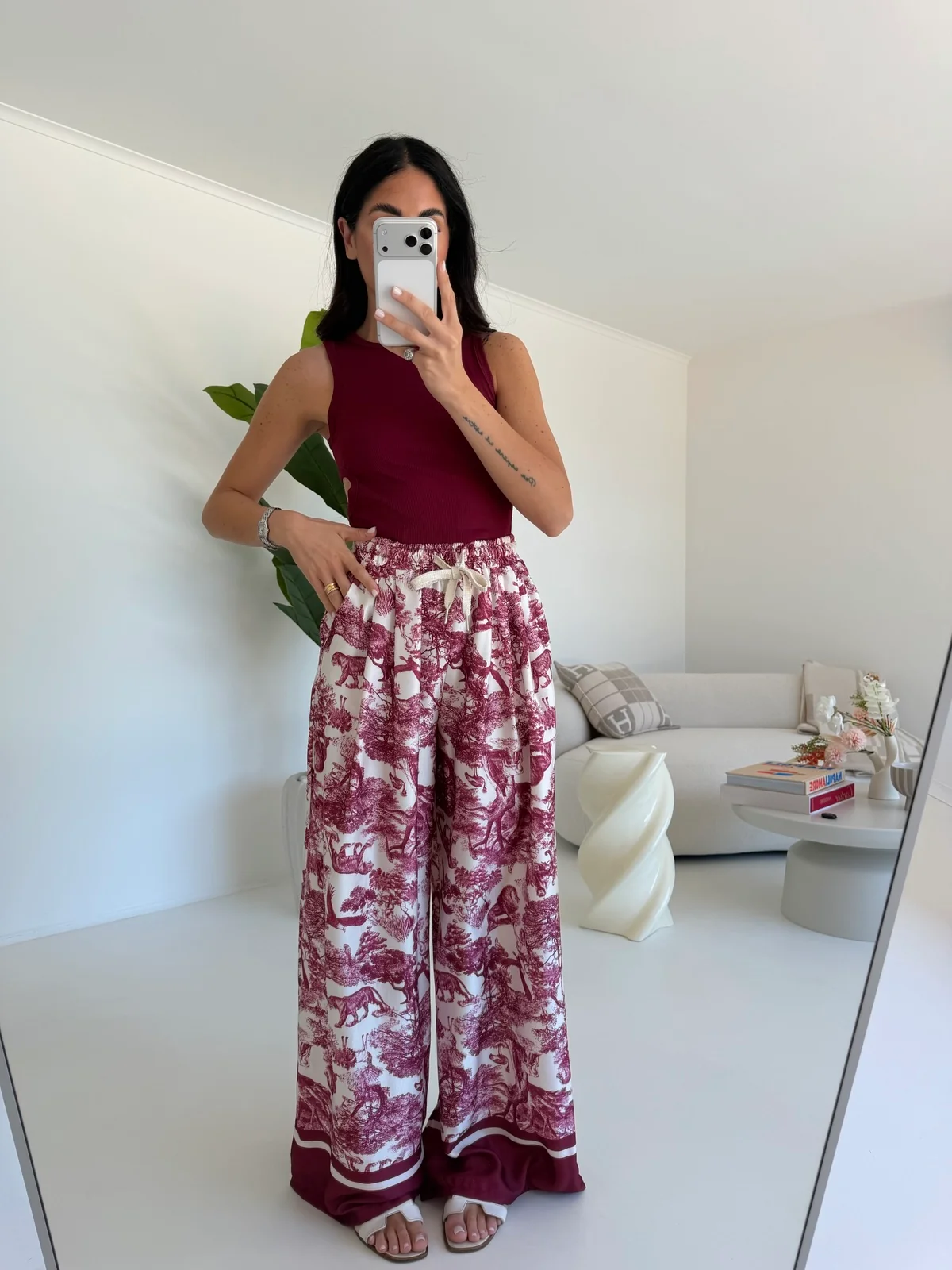 PANTALONE ANDORRA BORDEAUX - Image 2