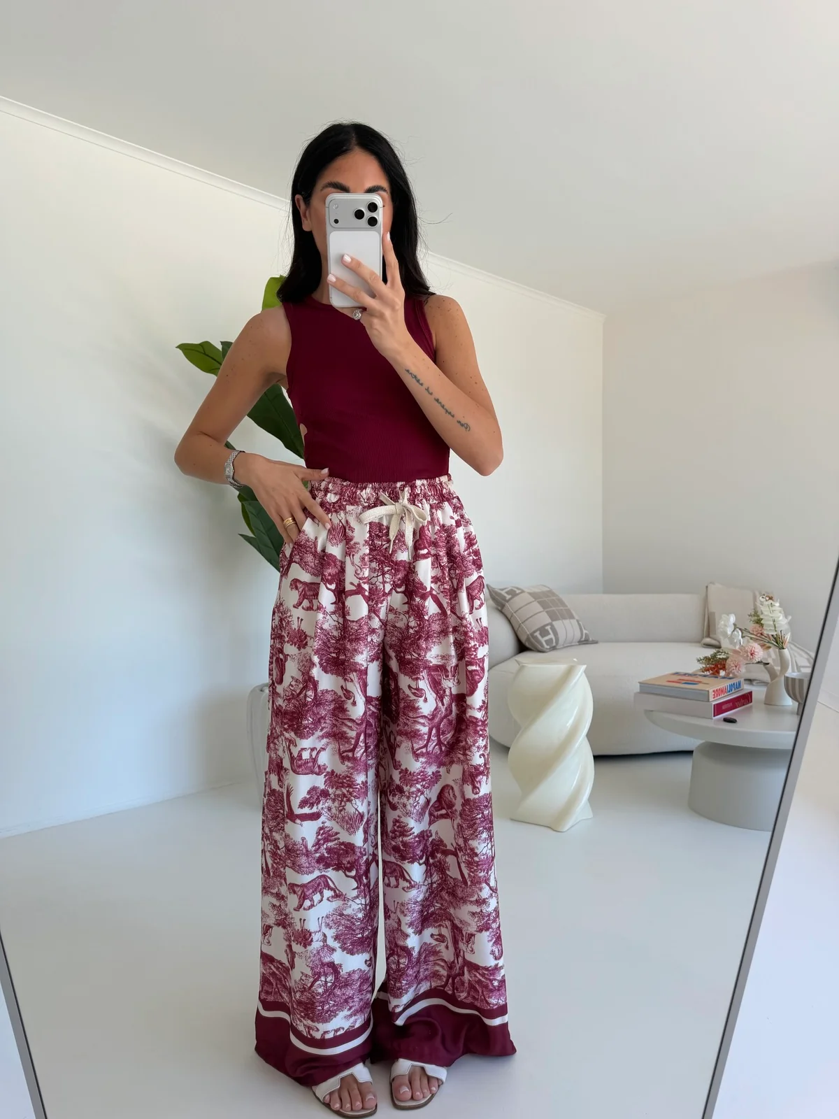 PANTALONE ANDORRA BORDEAUX - Image 3