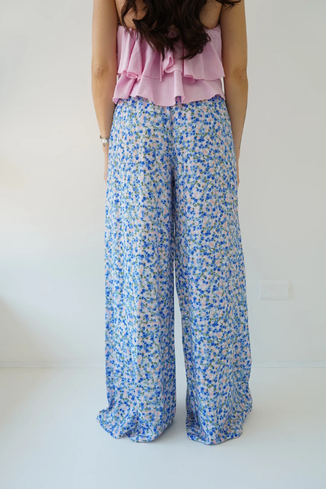 PANTALONE PALAZZO FLOWER-PASTELLO - Image 4
