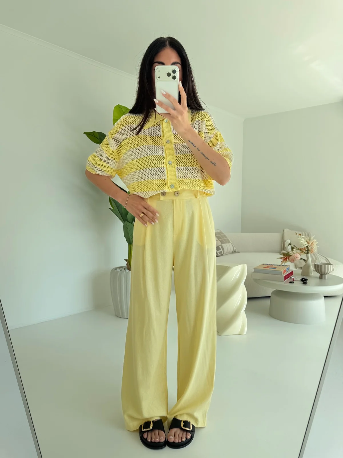 PANTALONE PALAZZO MUST YELLOW - Image 2