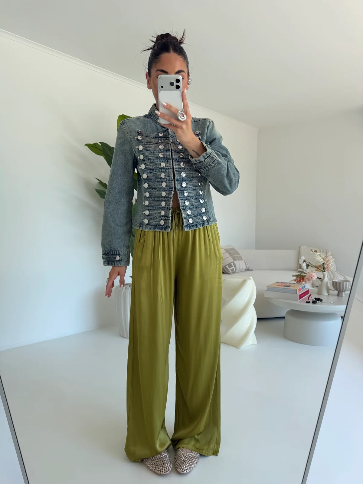 PANTALONE SATIN MACARON - Image 3