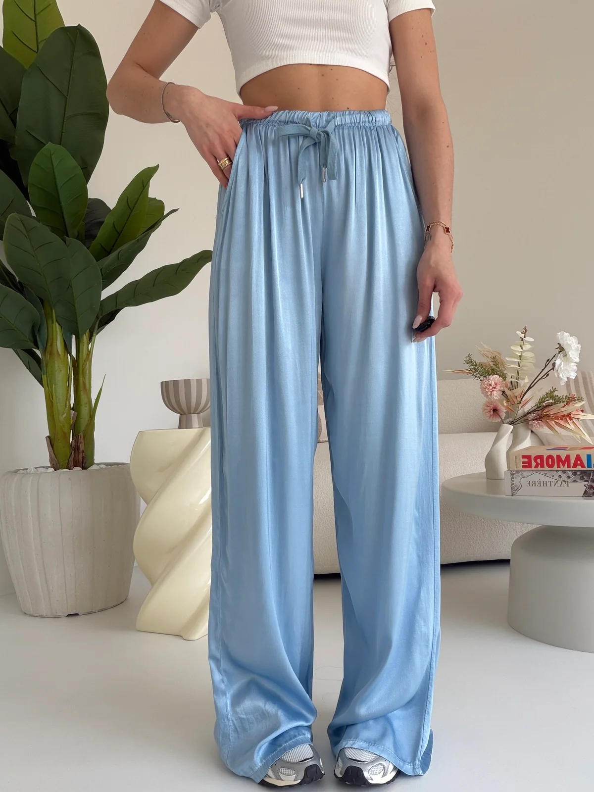 PANTALONE SATIN SKY - Image 2