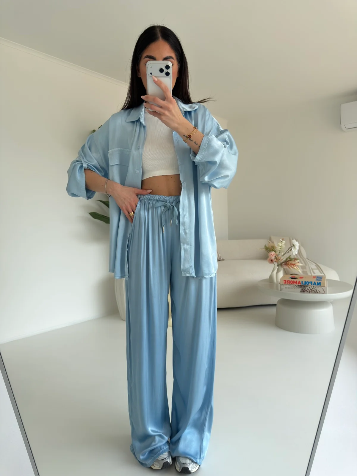 PANTALONE SATIN SKY - Image 3