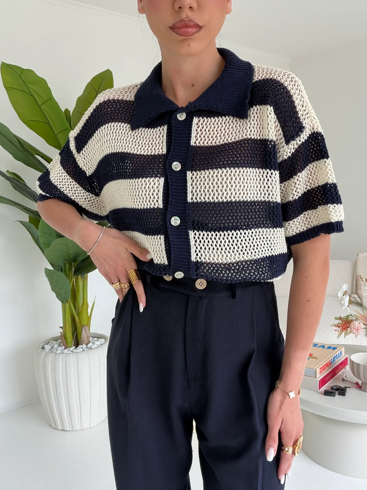 POLO STRIPES NAVY - Image 3
