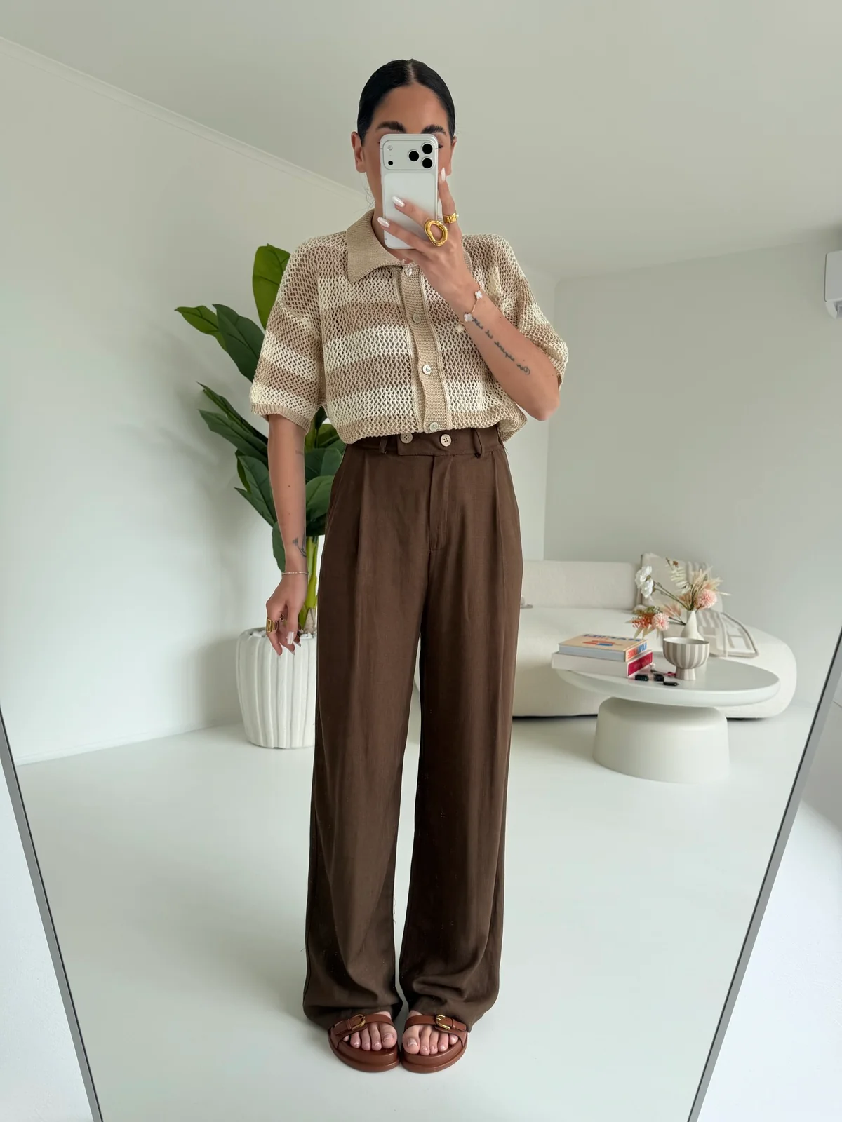 POLO STRIPES TAUPE - Image 2