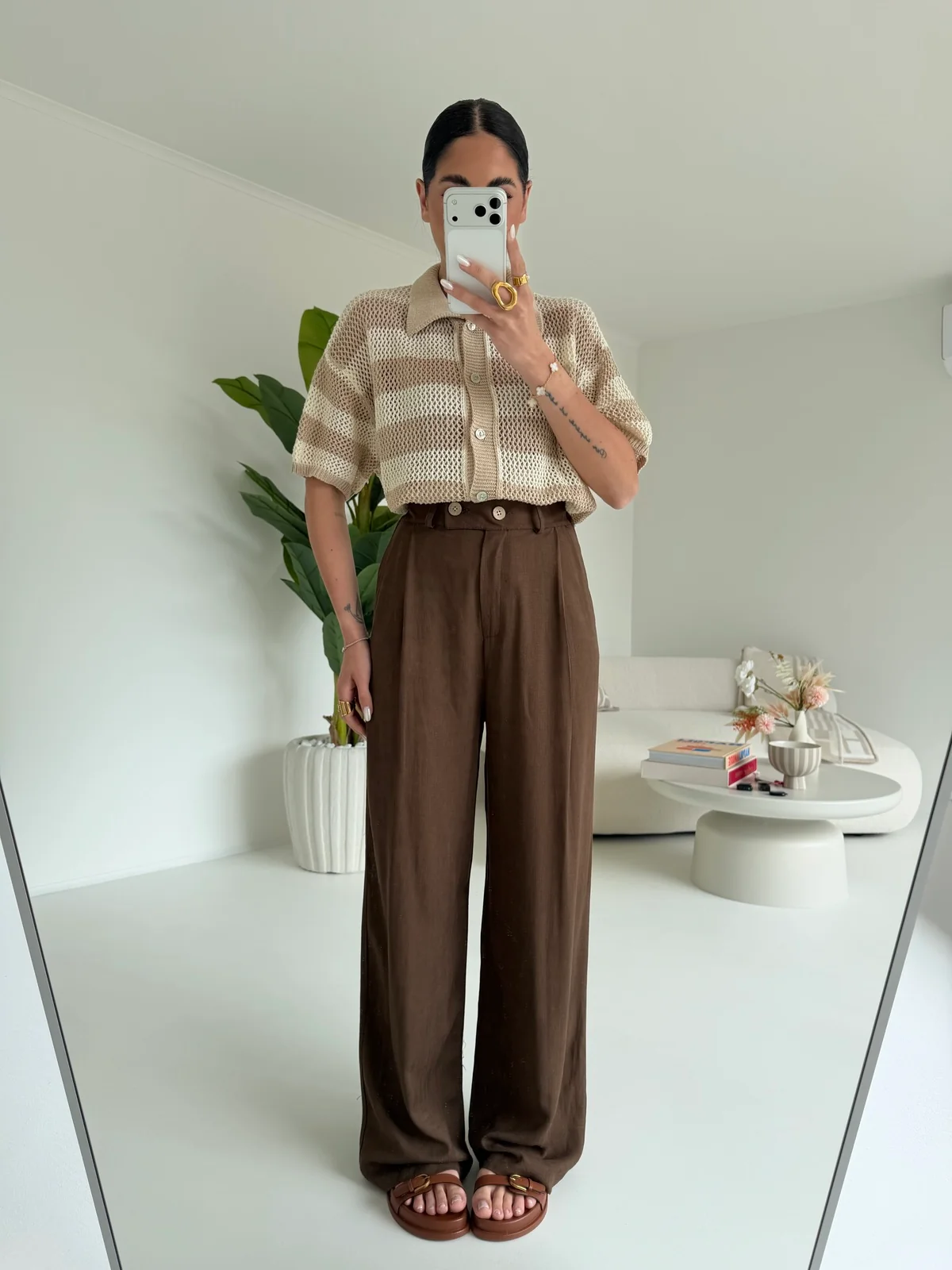 POLO STRIPES TAUPE - Image 4