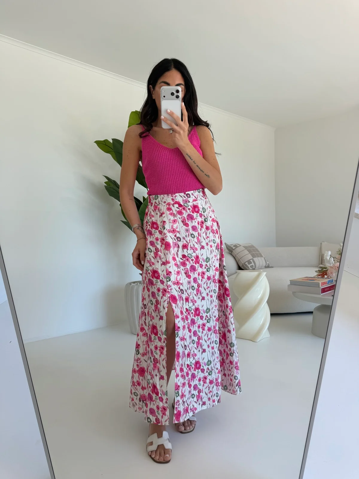 R6782-GONNA LONGUETTE MATILDE FUCSIA - Image 2
