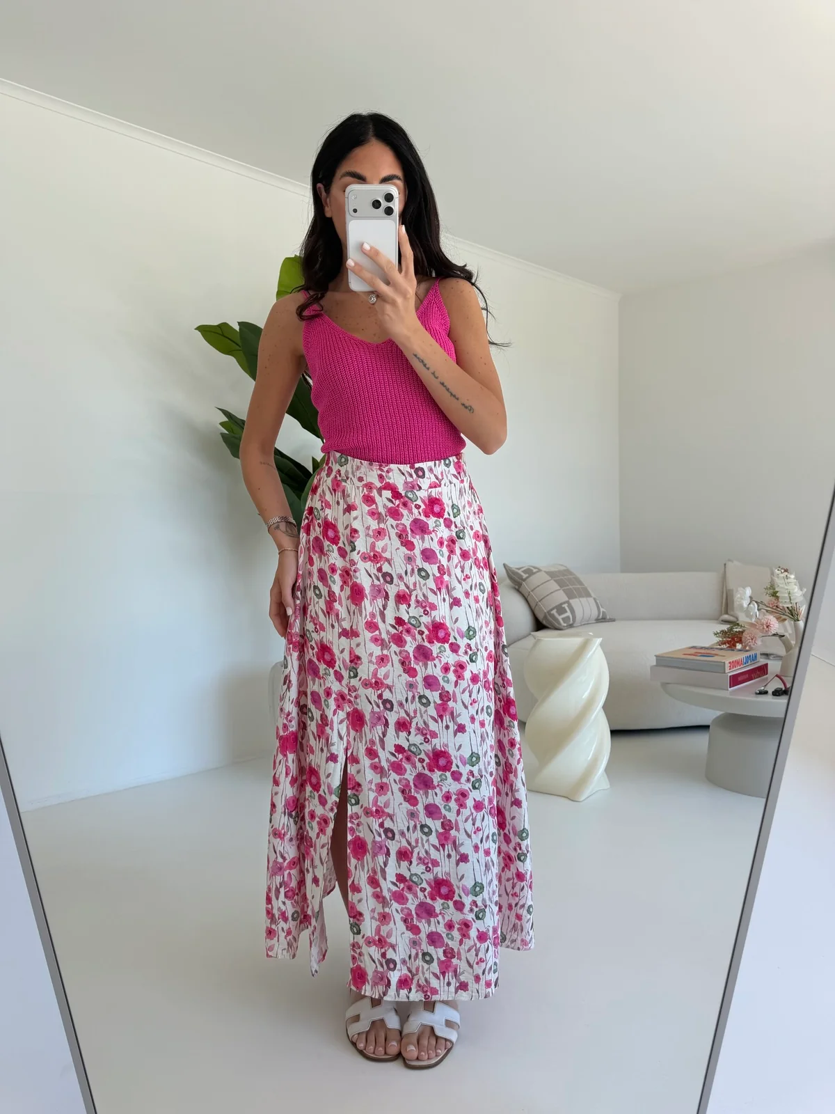 R6782-GONNA LONGUETTE MATILDE FUCSIA - Image 3