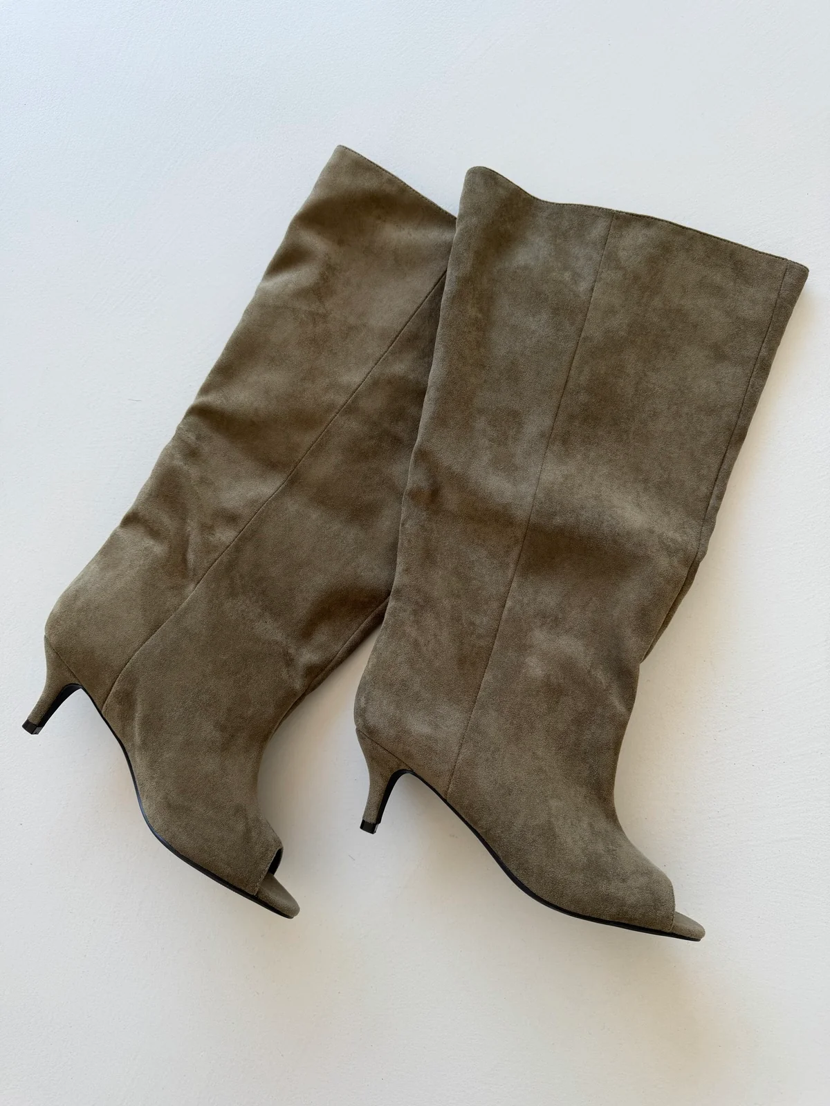 777-GIADA STIVALE IN ECO CAMOSCIO MILITARE