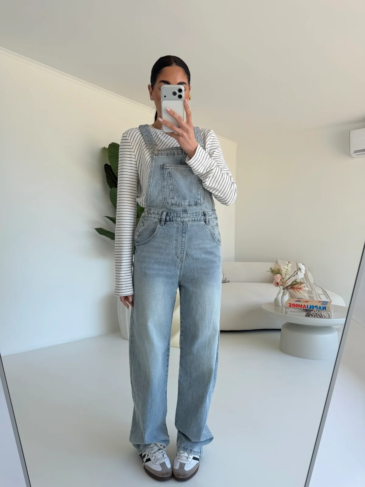 T8038-SALOPETTE DENIM - Image 2