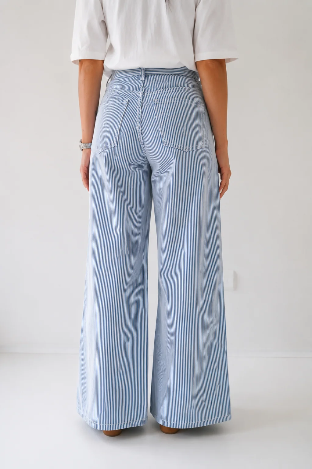 TR1763-PANTALONE A RIGHE - Image 2