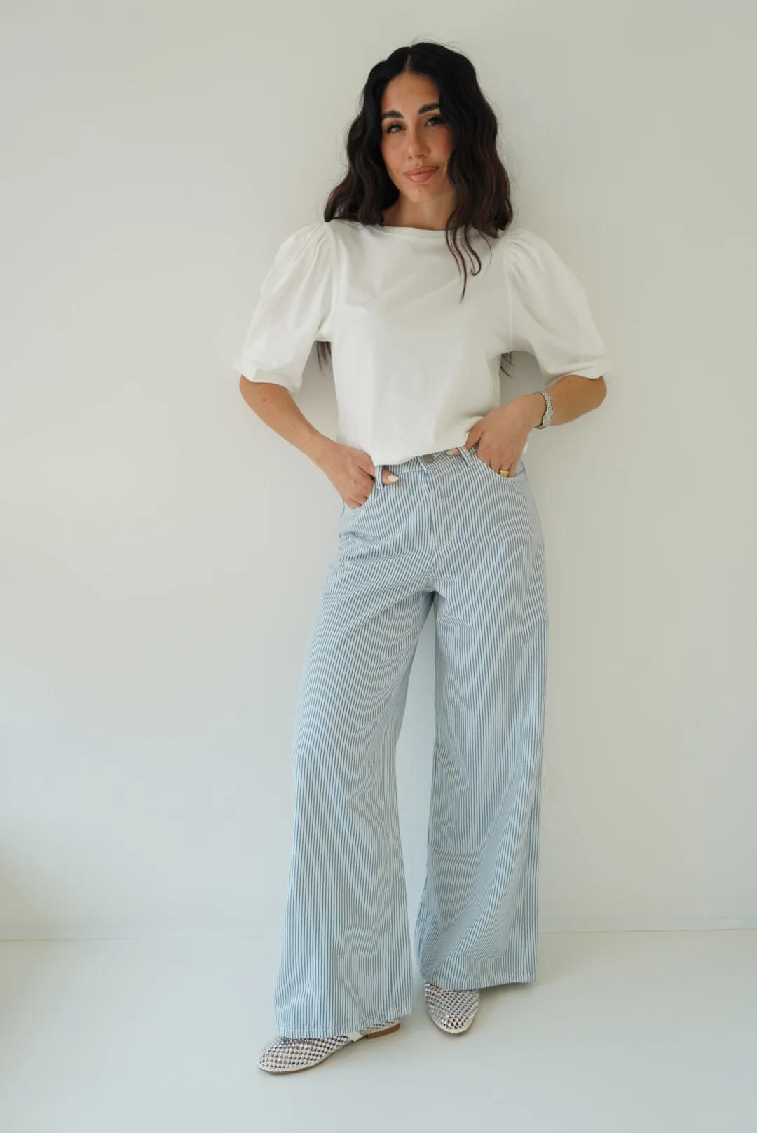 TR1763-PANTALONE A RIGHE - Image 6