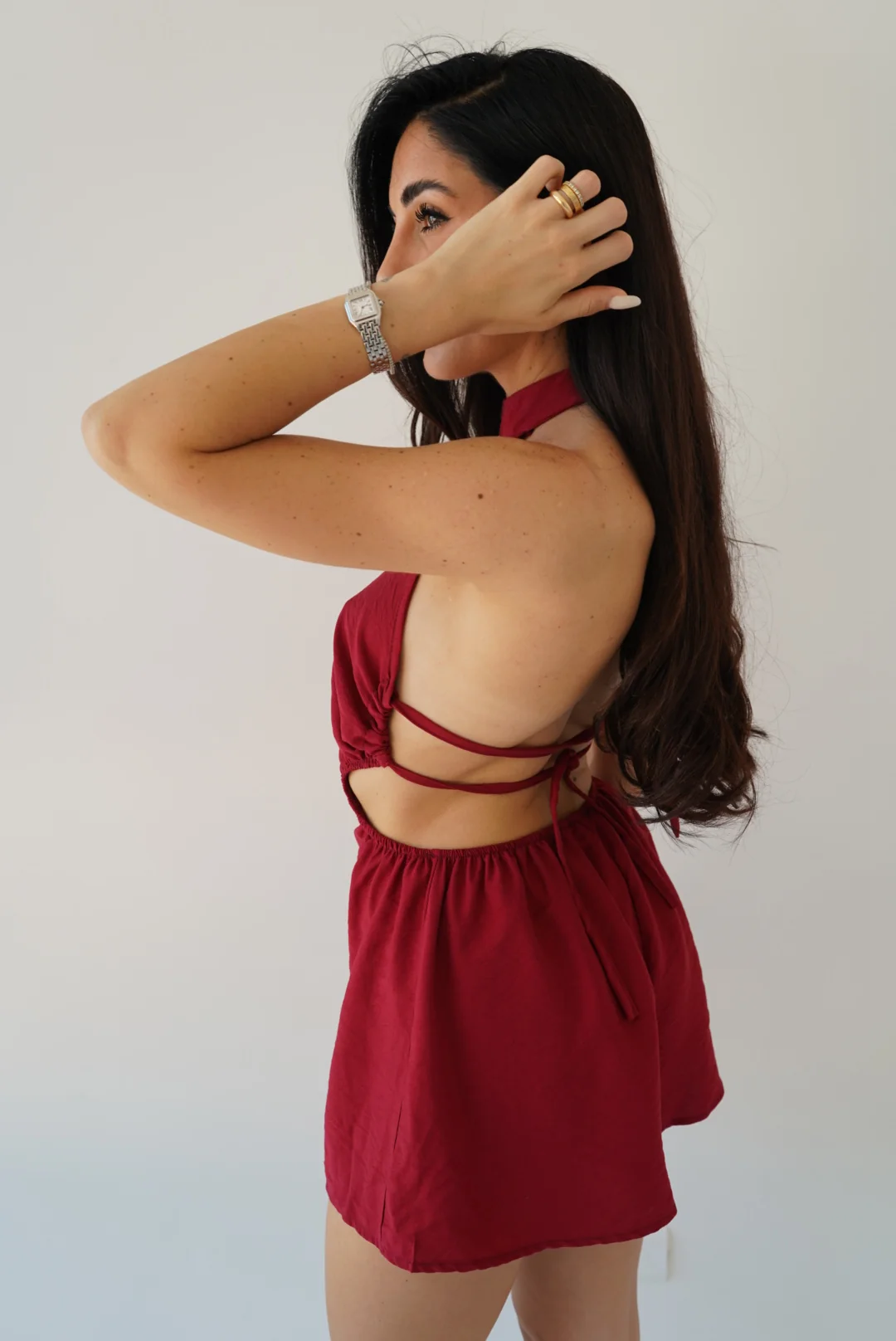 TUTINA CUT OUT BORDEAUX - Image 2