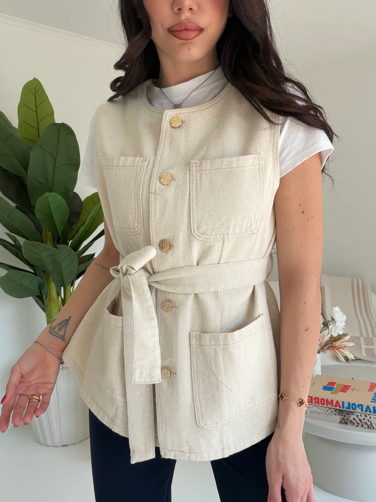 ZO2458-GILET BURRO